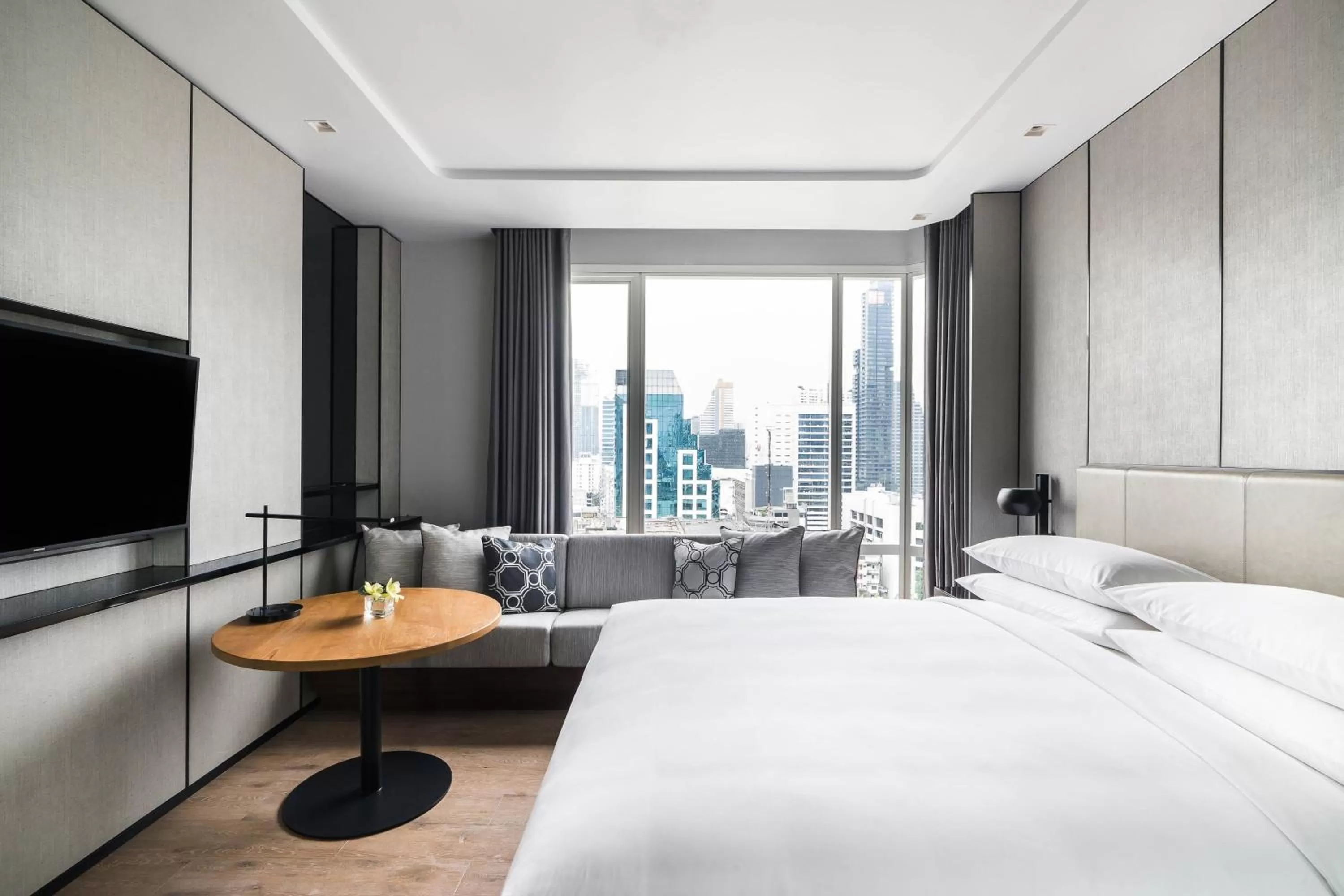 Bedroom, Bed in Bangkok Marriott Hotel The Surawongse