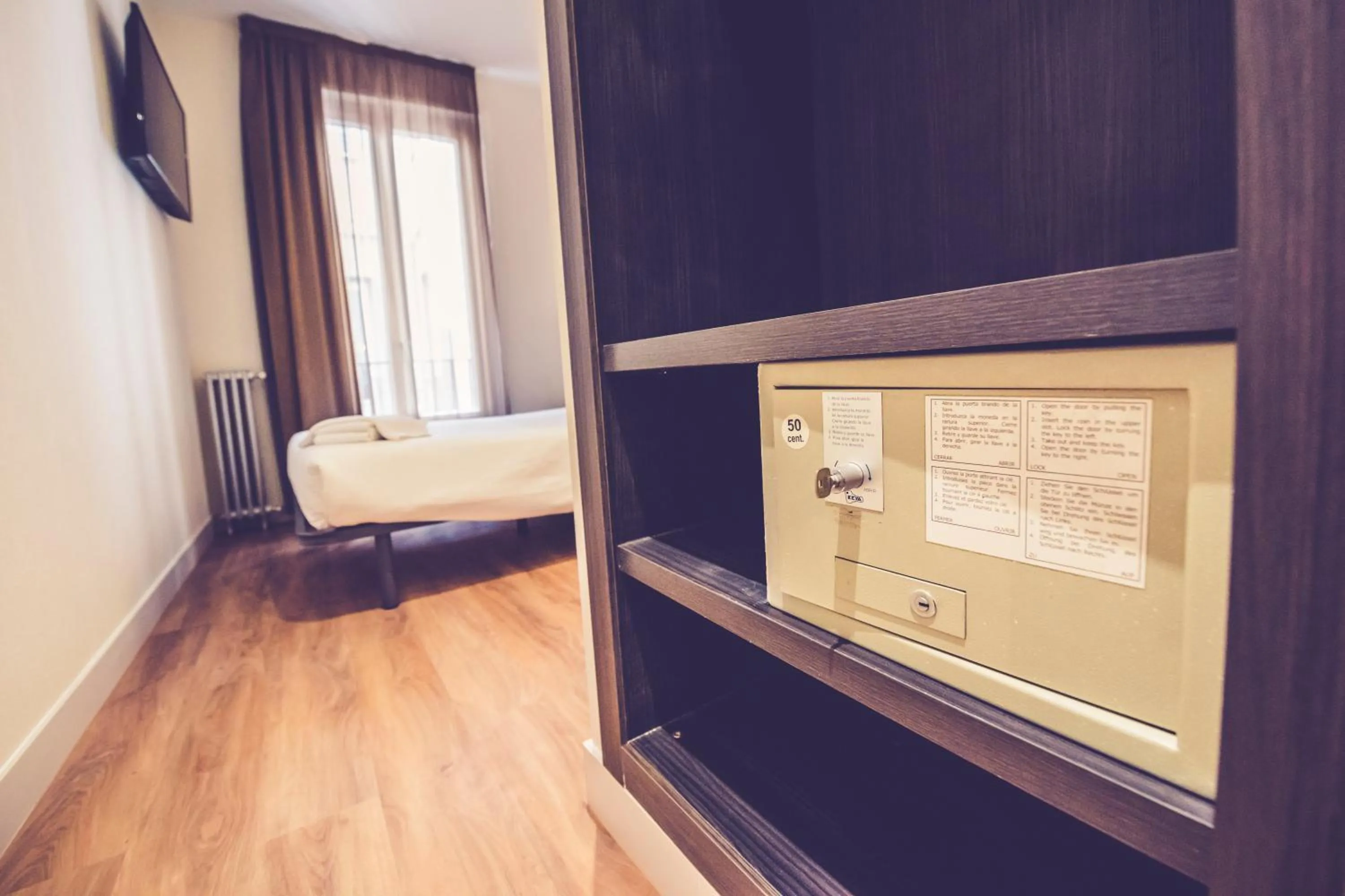 Decorative detail, Bed in Hostal Marlasca