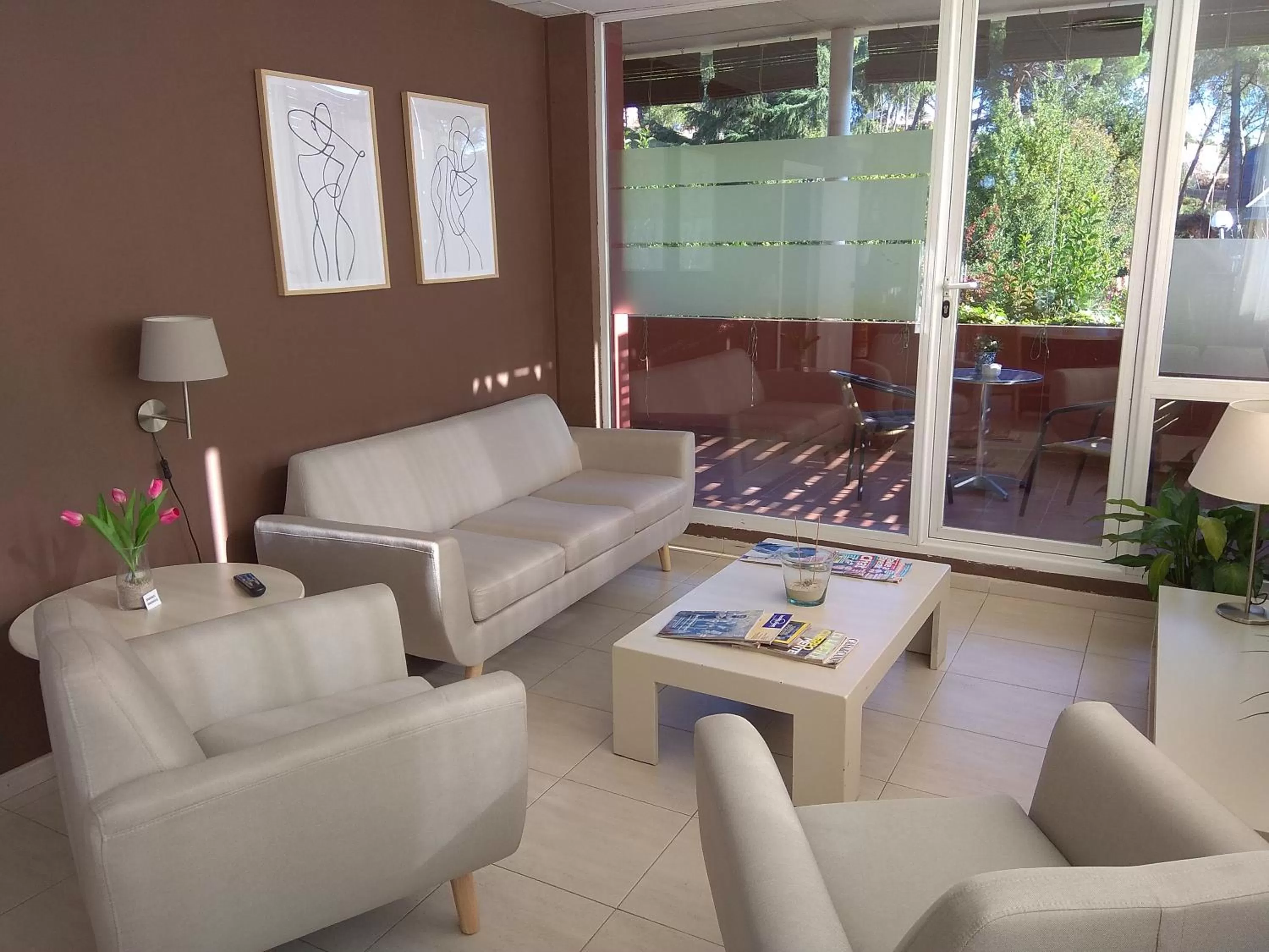 Seating area in B&B Inés