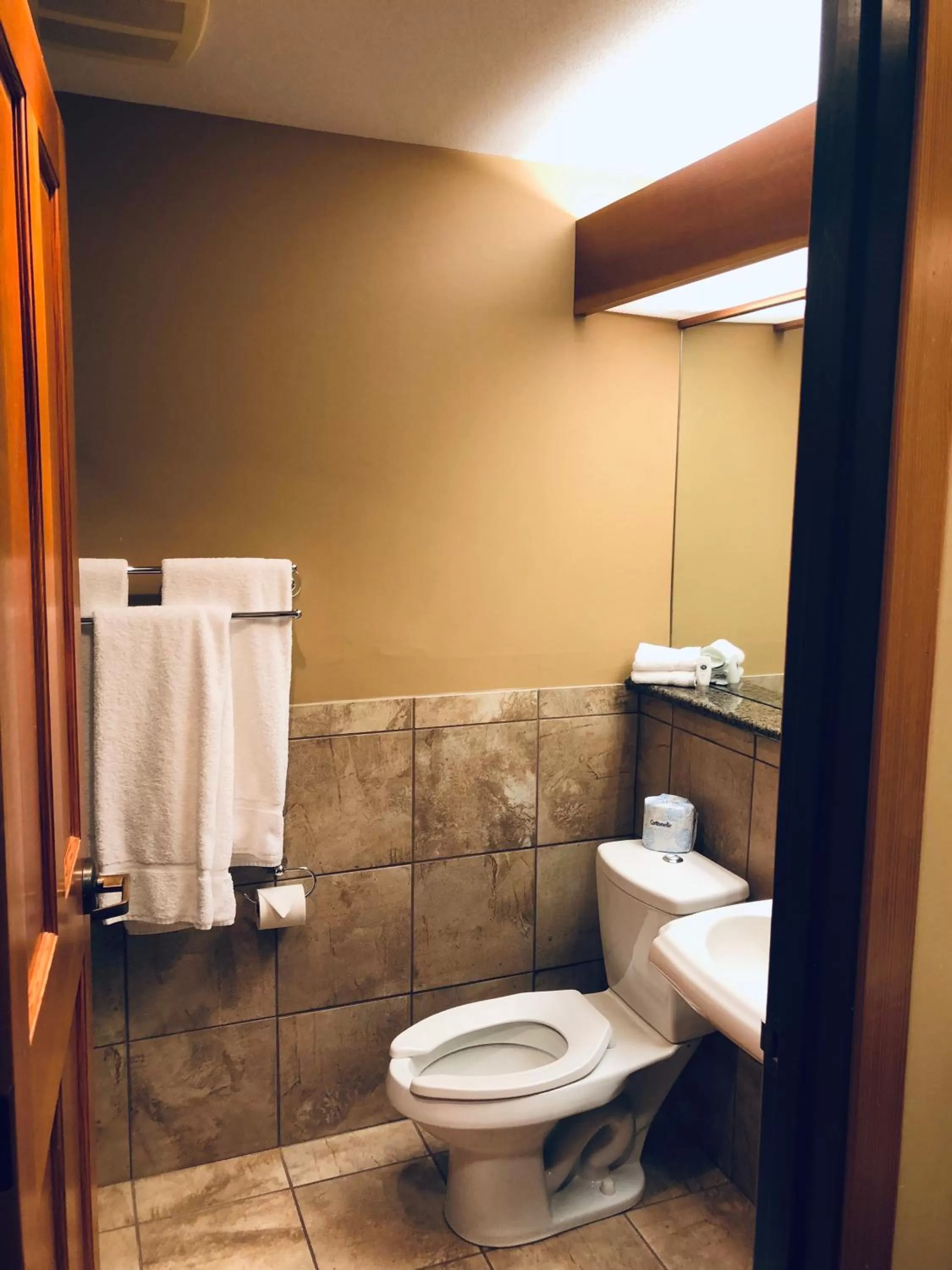 Bathroom in Heathman Lodge