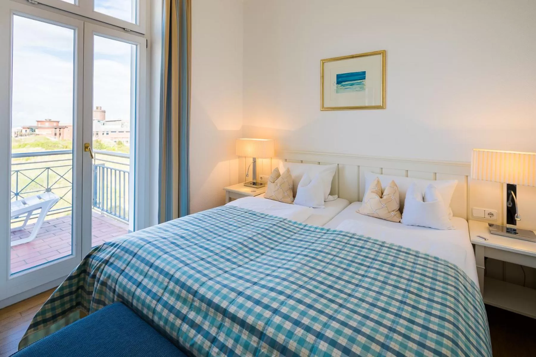 Bed in Strandhotel Kurhaus Juist