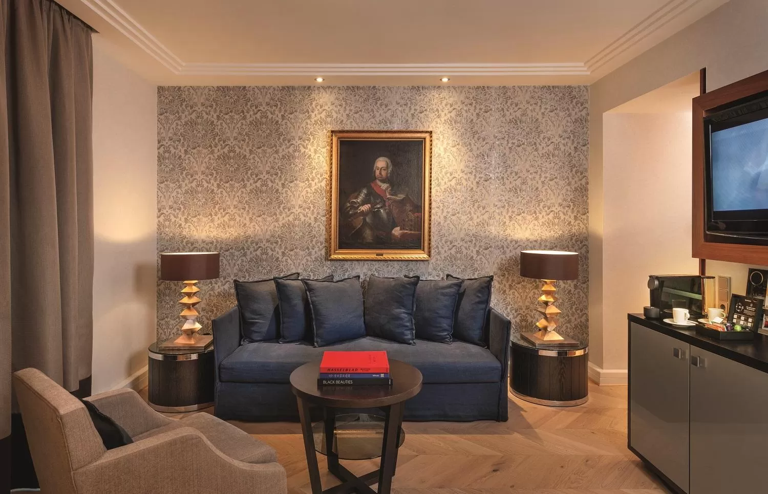Living room in Hotel Maximilian’s