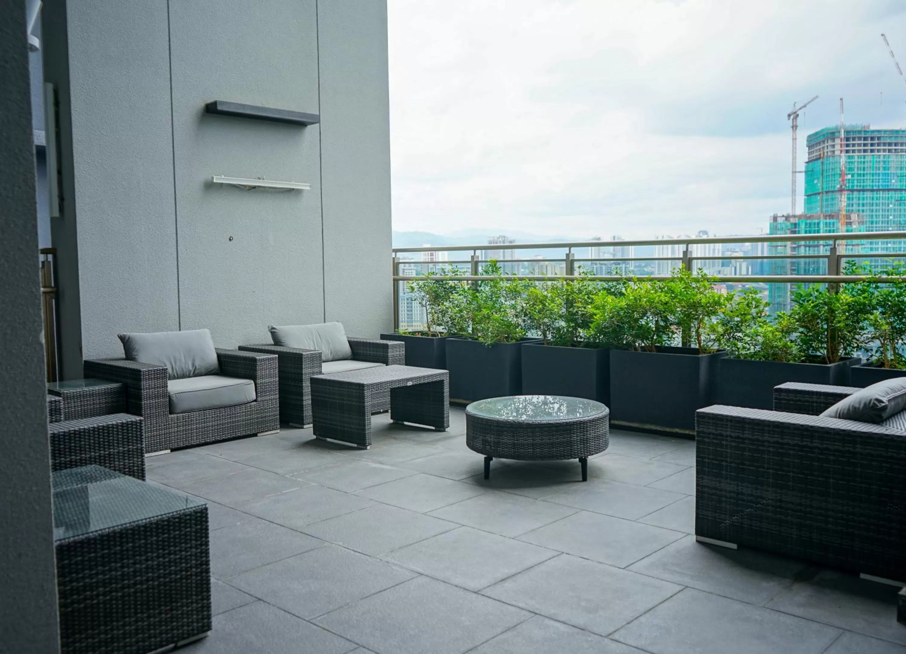 Seating area in Expressionz Suites KL by Perfect Host