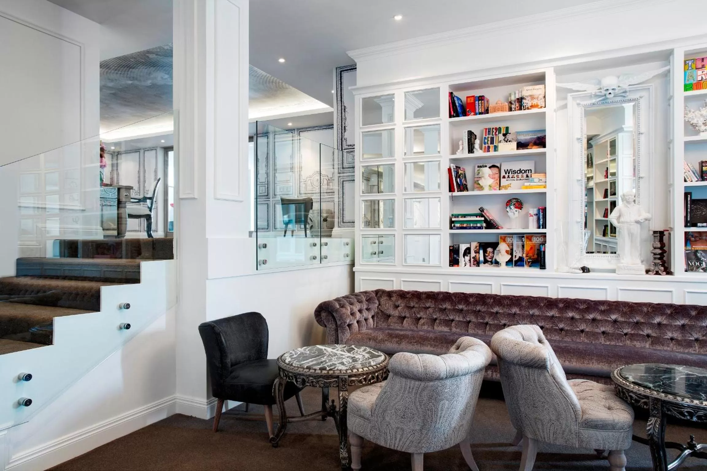 Library in The Marly Boutique Hotel