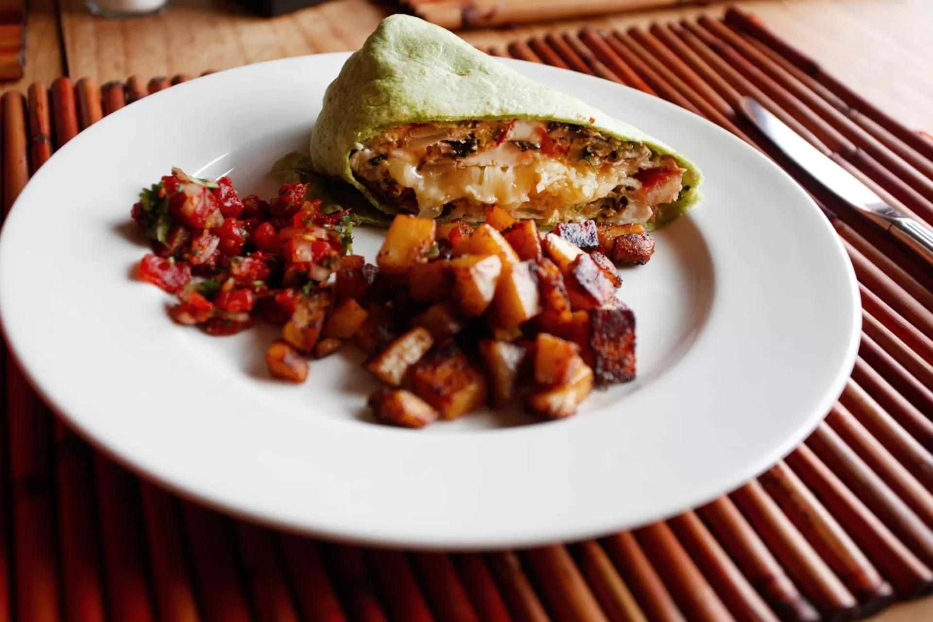 Breakfast in A Sunset Chateau