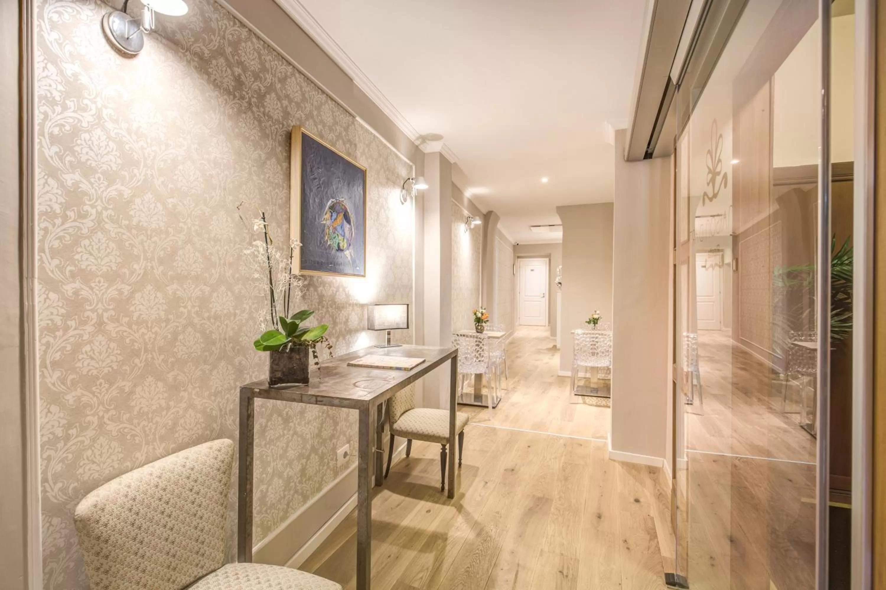 Decorative detail in The Spanish Suite Via di Ripetta