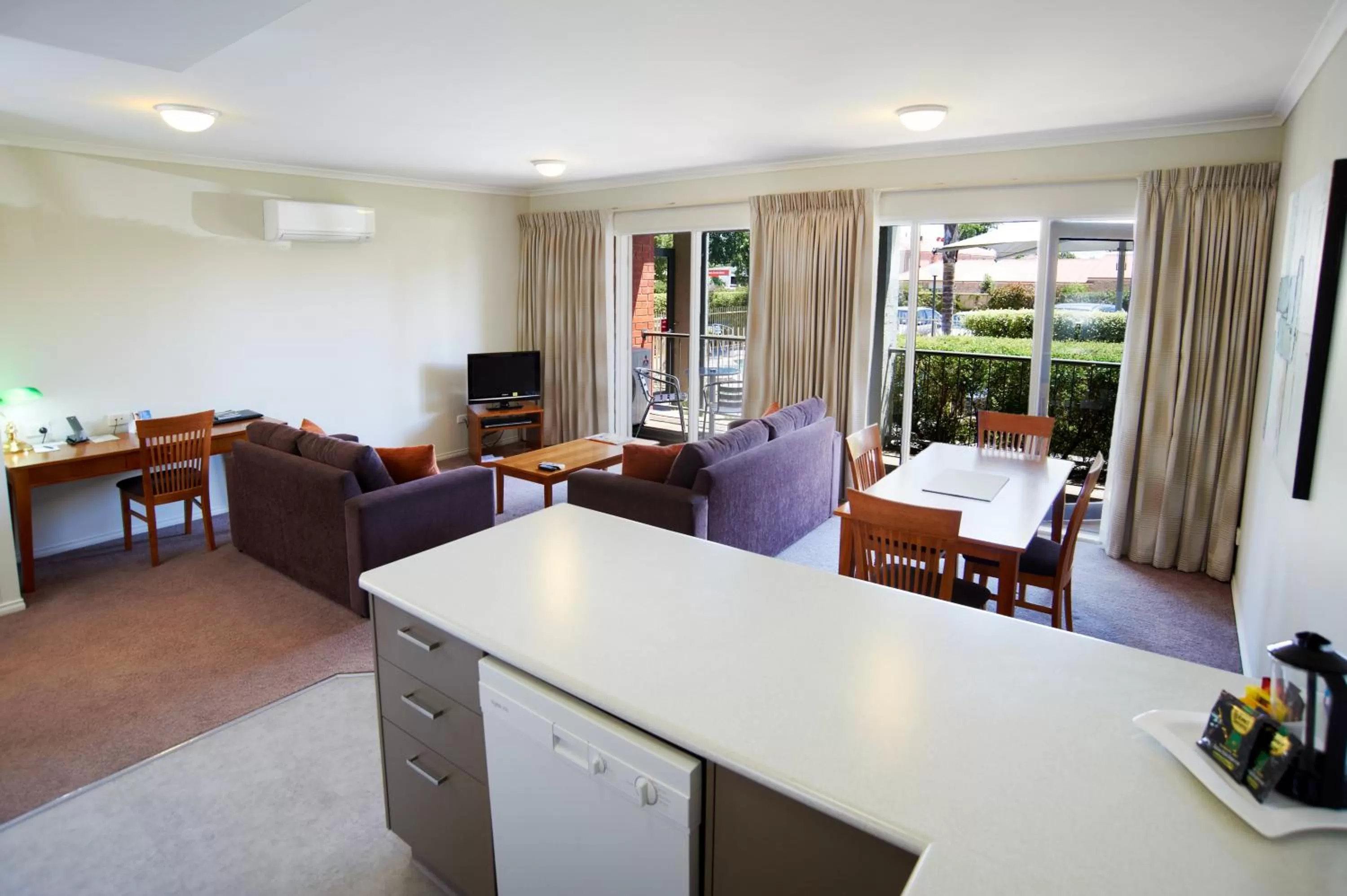 Living room in Quest Bendigo