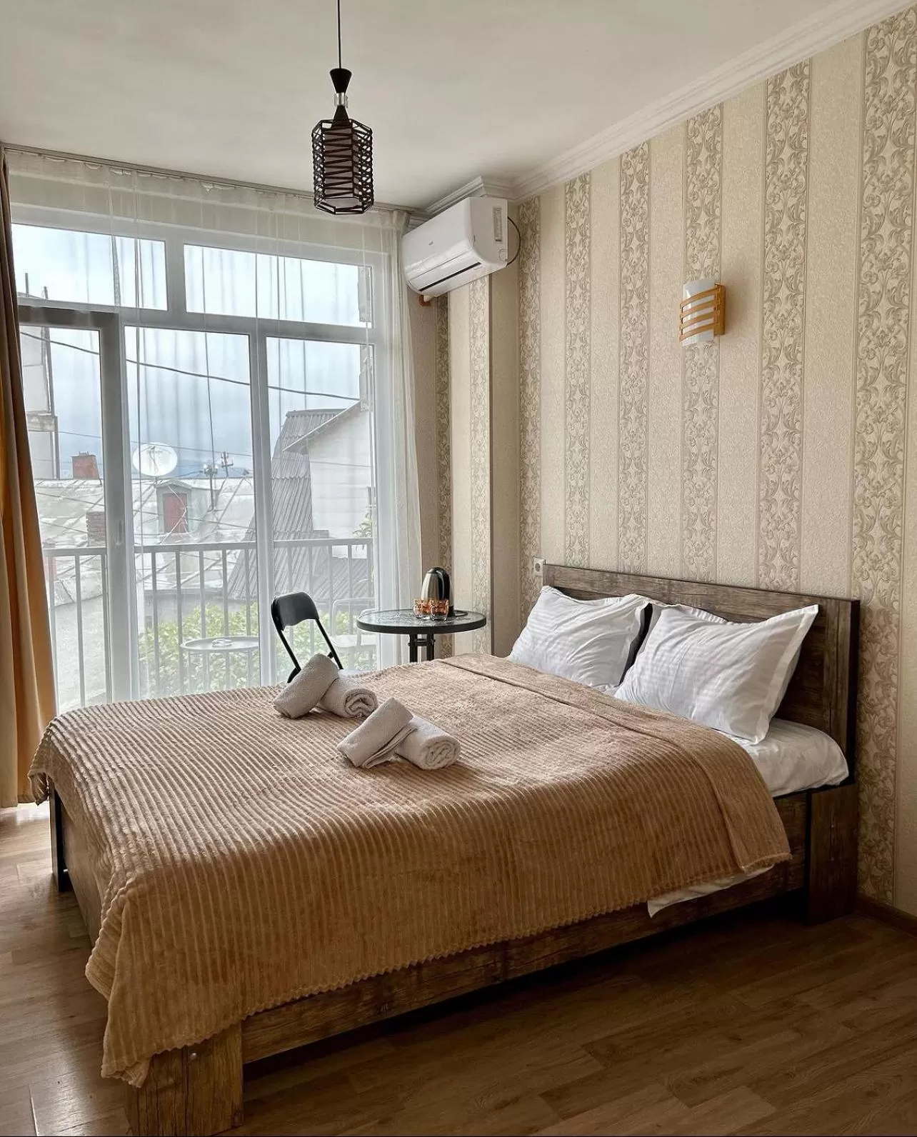 Bed in Hotel Marioni