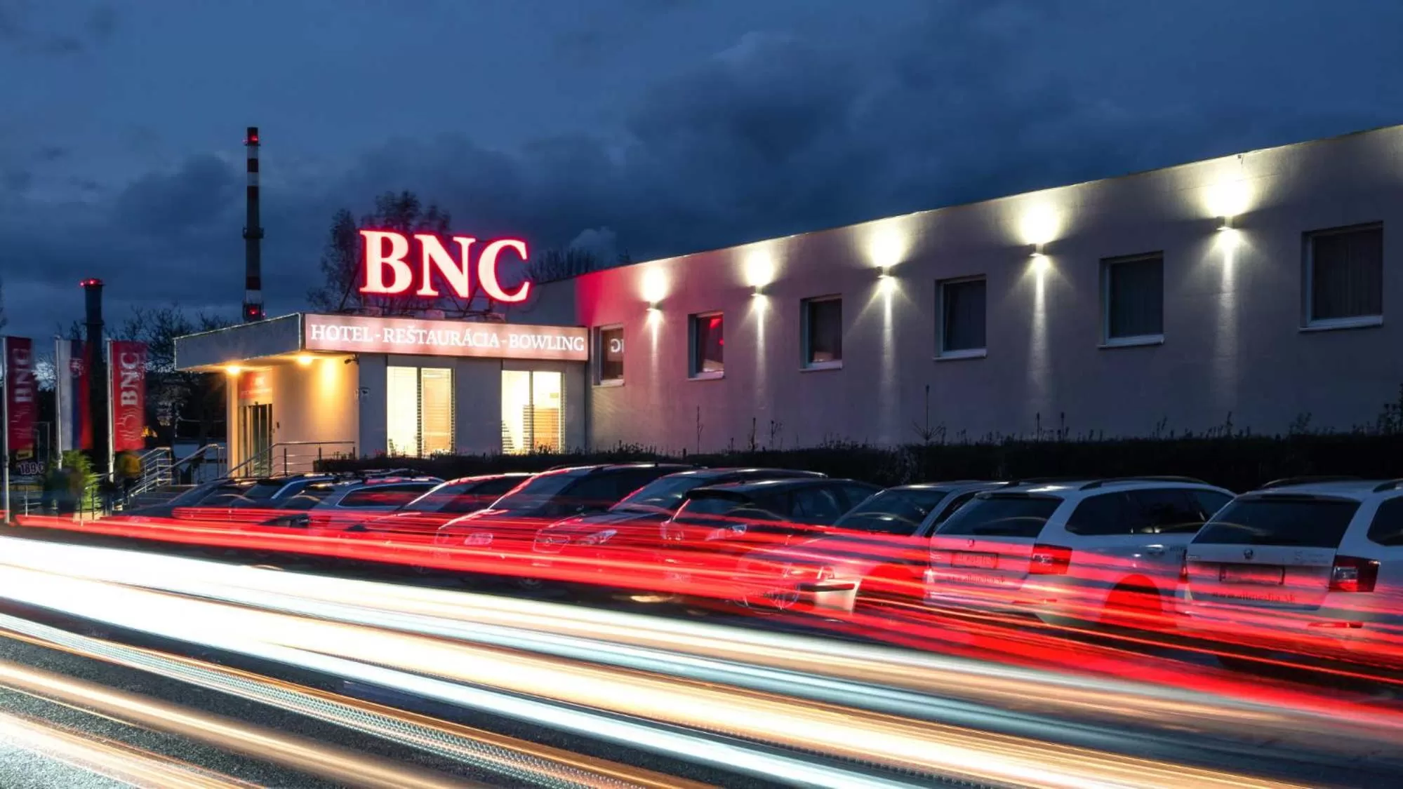 Facade/entrance in BNC Hotel - Restaurant - Bowling