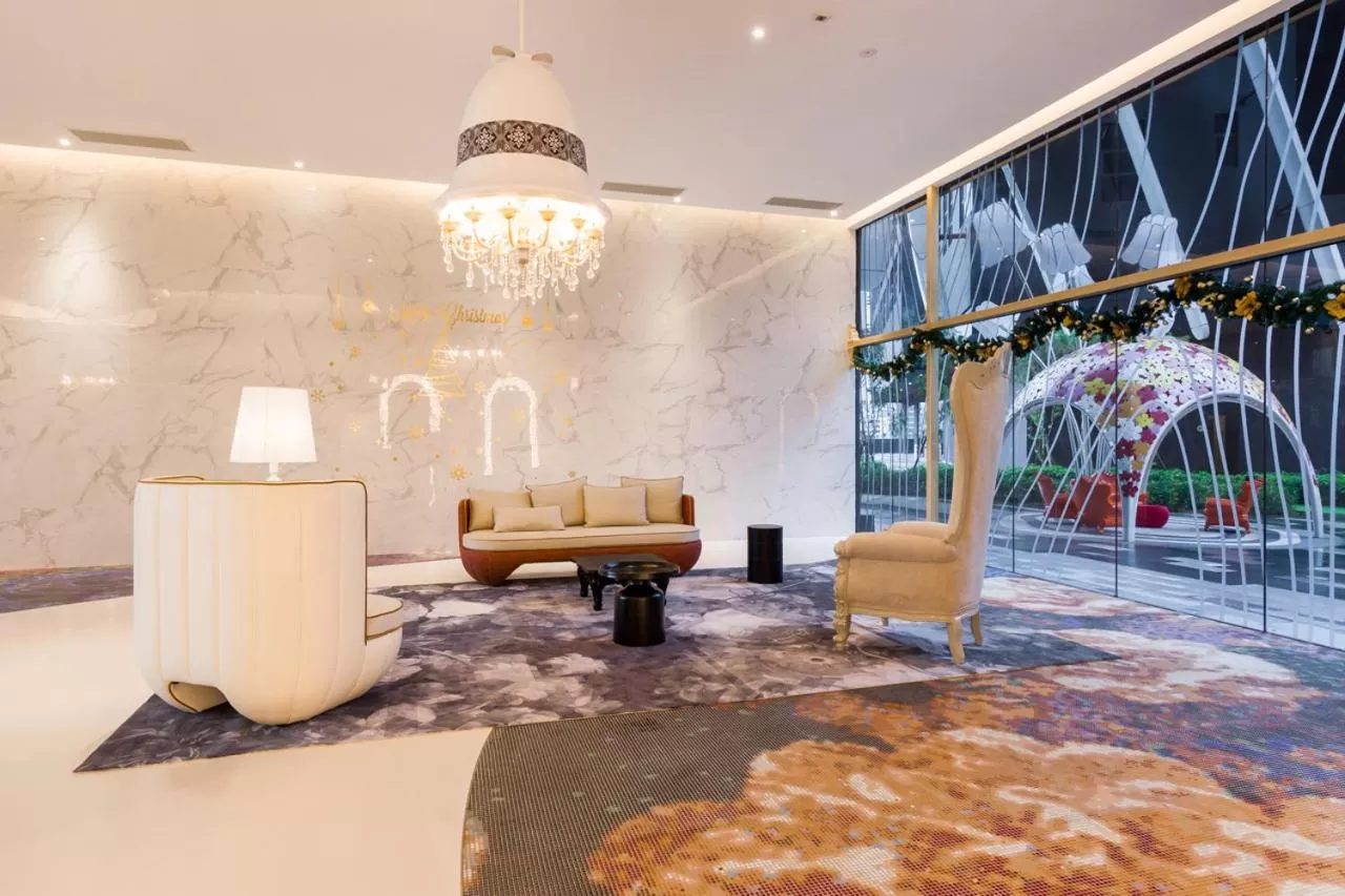 Seating area in Arte Mont Kiara Hotel Suite