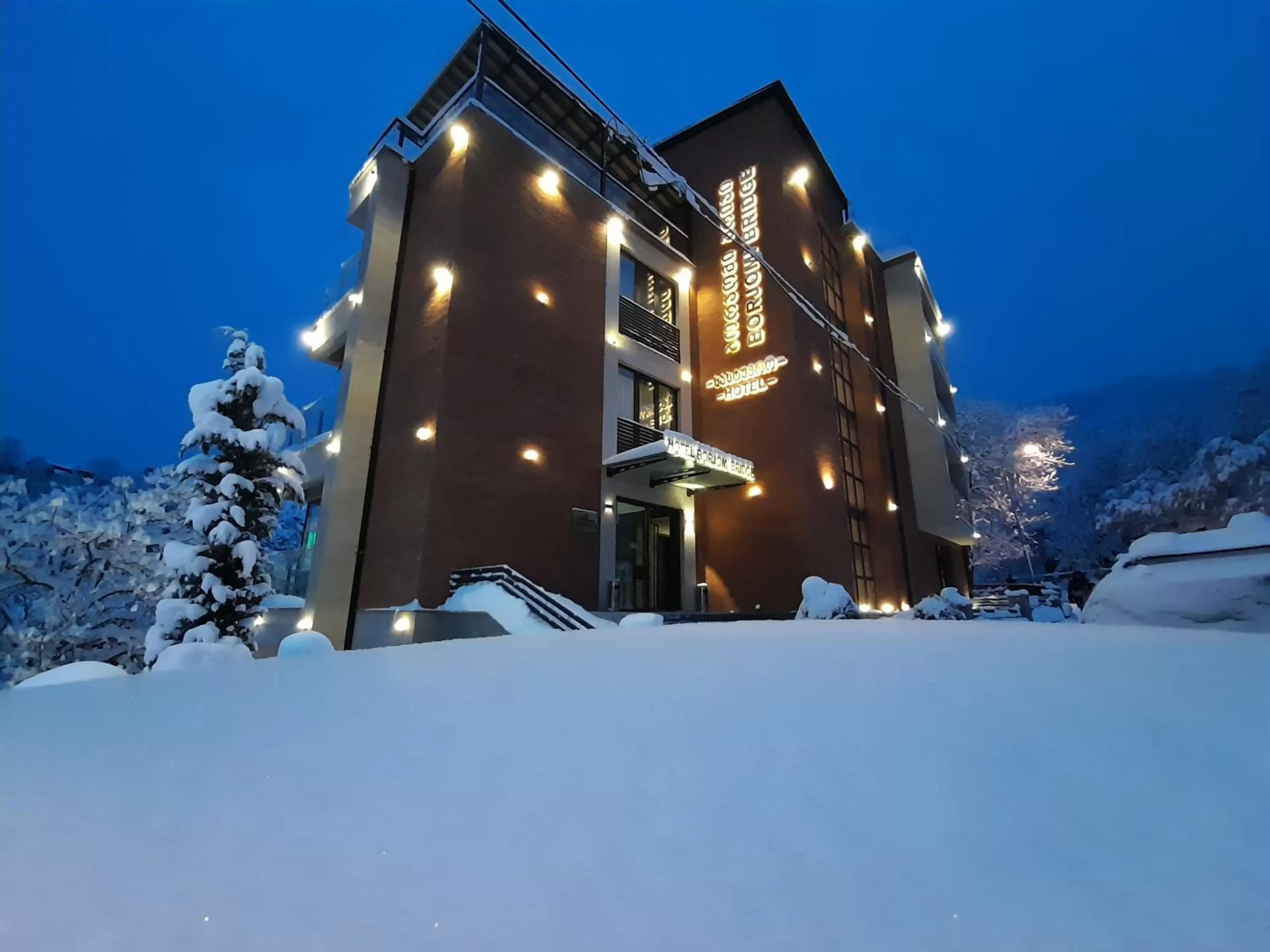 Property building in Borjomi Bridge Hotel