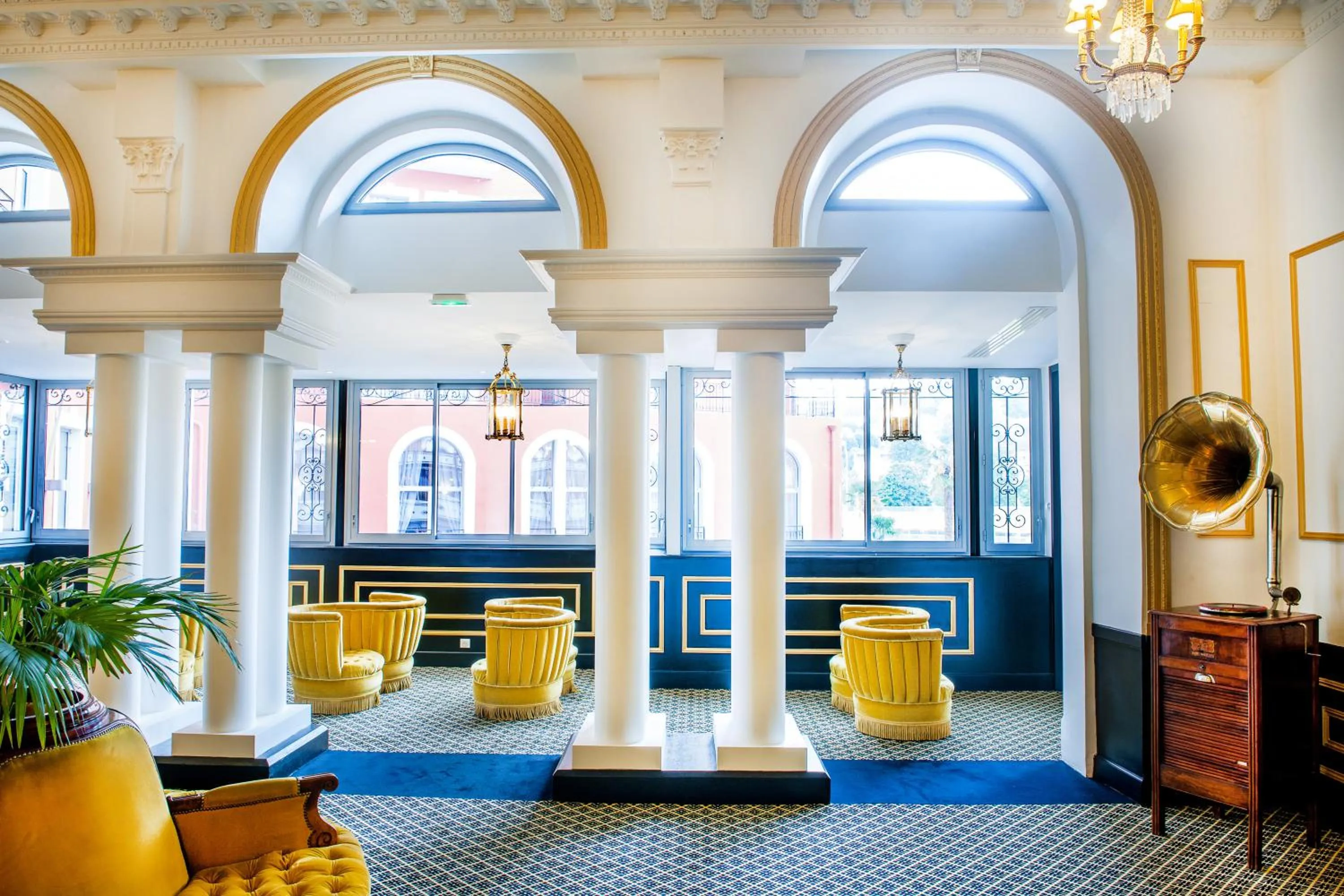 Lobby or reception in Grand Hotel Gallia & Londres