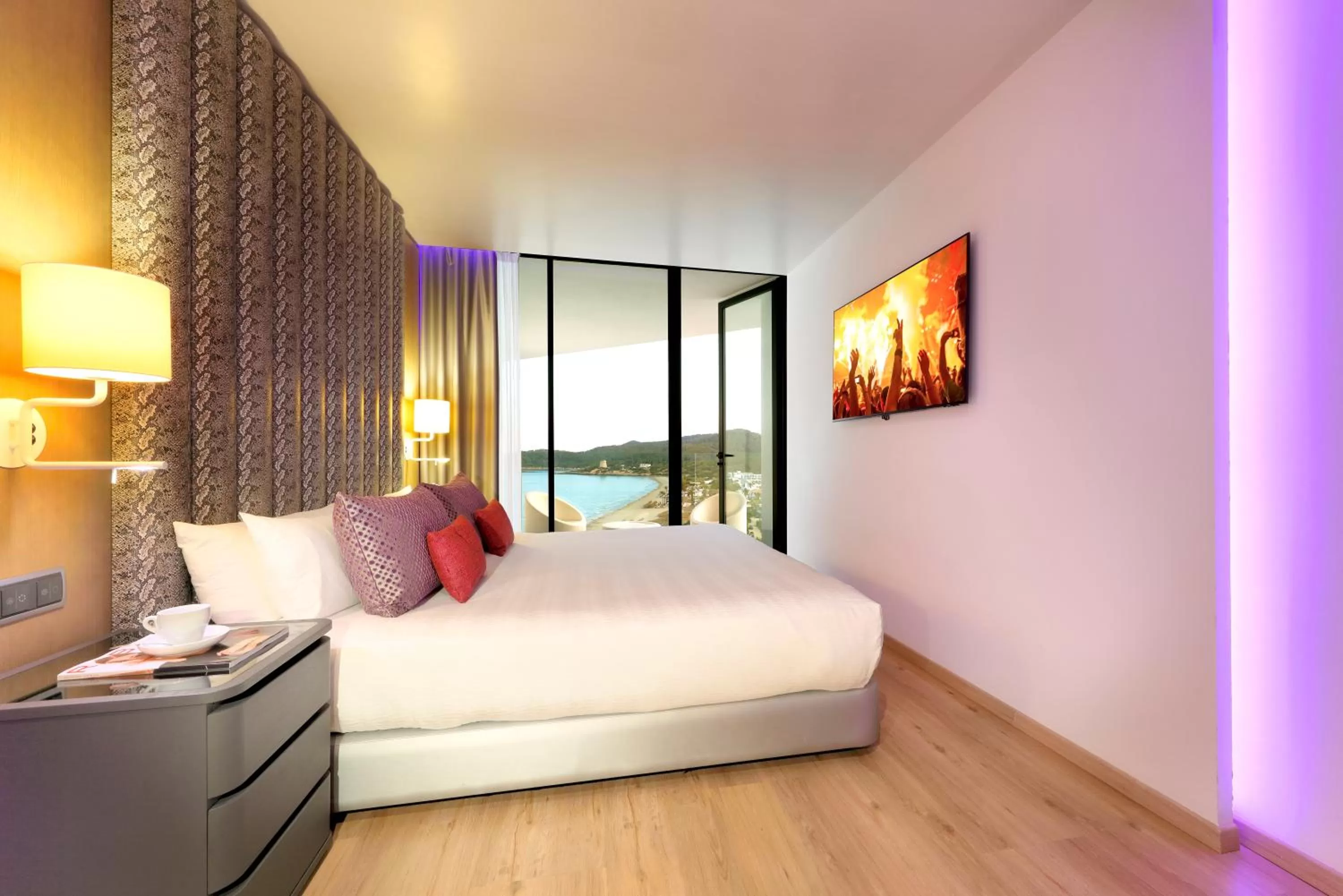 Bed in Hard Rock Hotel Ibiza