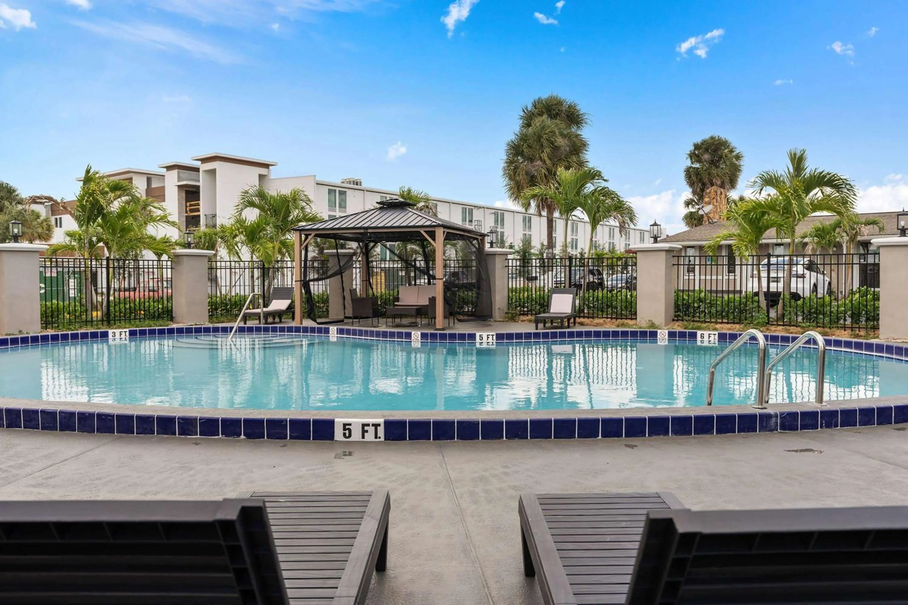 Pool view in Super 8 by Wyndham Kissimmee-Orlando