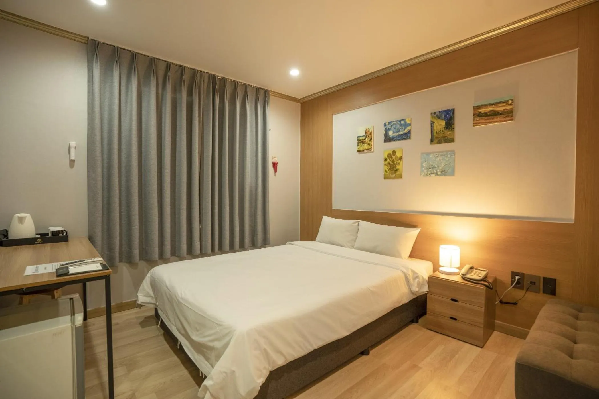 Bed in Jeju Stay Hotel
