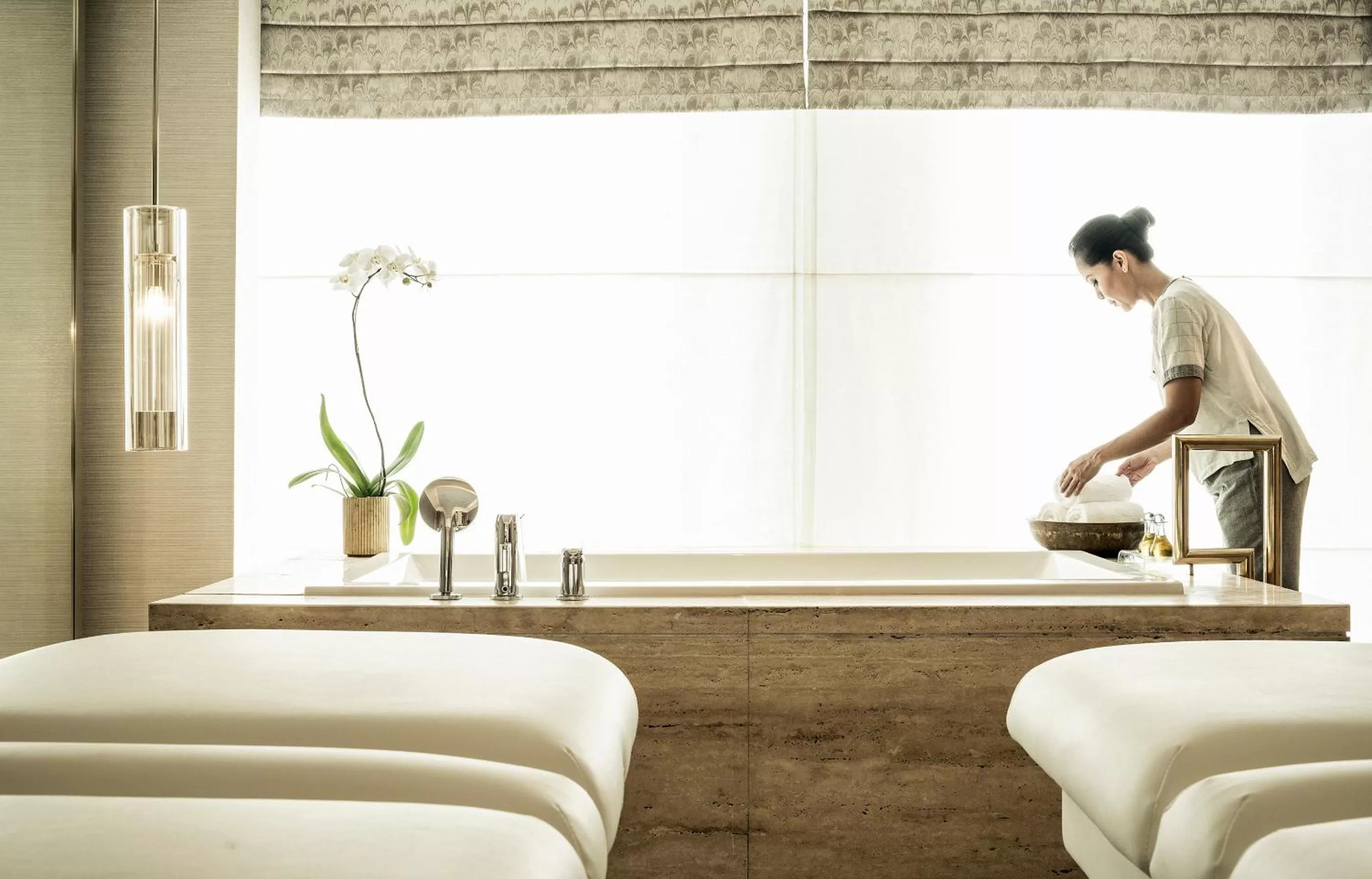 Spa and wellness centre/facilities in Four Seasons Hotel Kuala Lumpur
