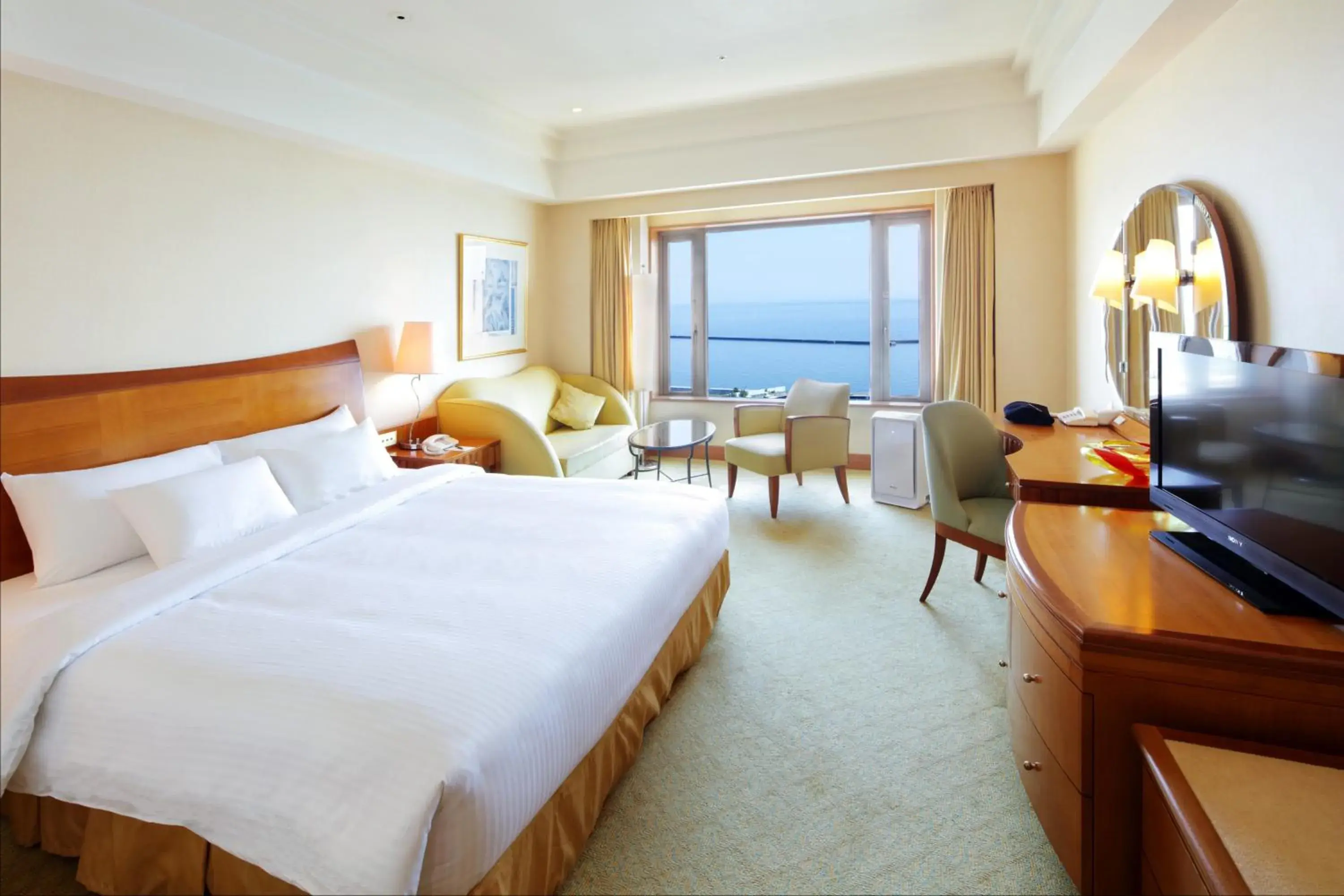 Deluxe Double Room with Ocean View - Non-Smoking in Grand Park Otaru Deluxe Double Room with Ocean View - Non-Smoking in Grand Park Otaru