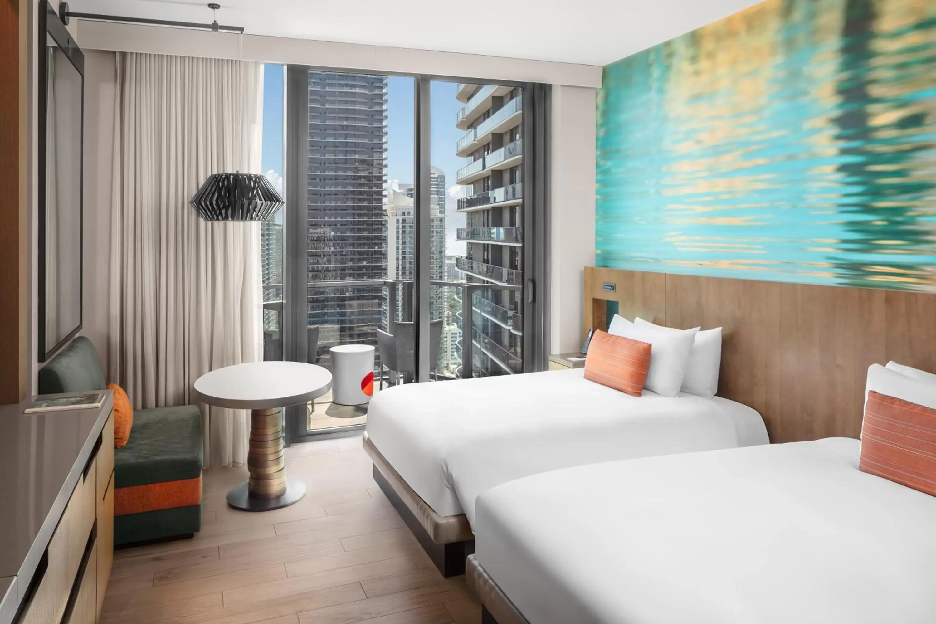 Urban Room with Two Double Beds in EAST Miami Urban Room with Two Double Beds in EAST Miami