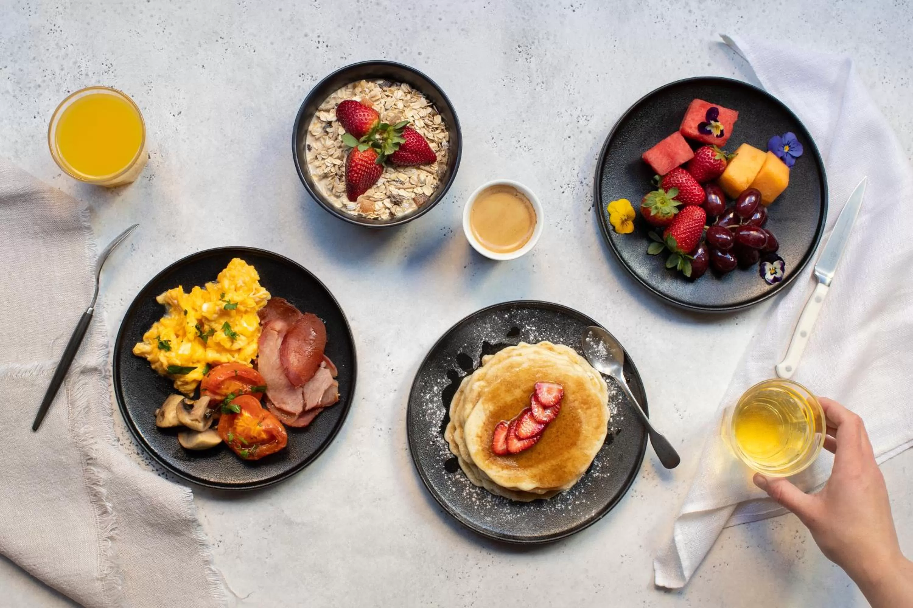 Food close-up in ibis Sydney World Square