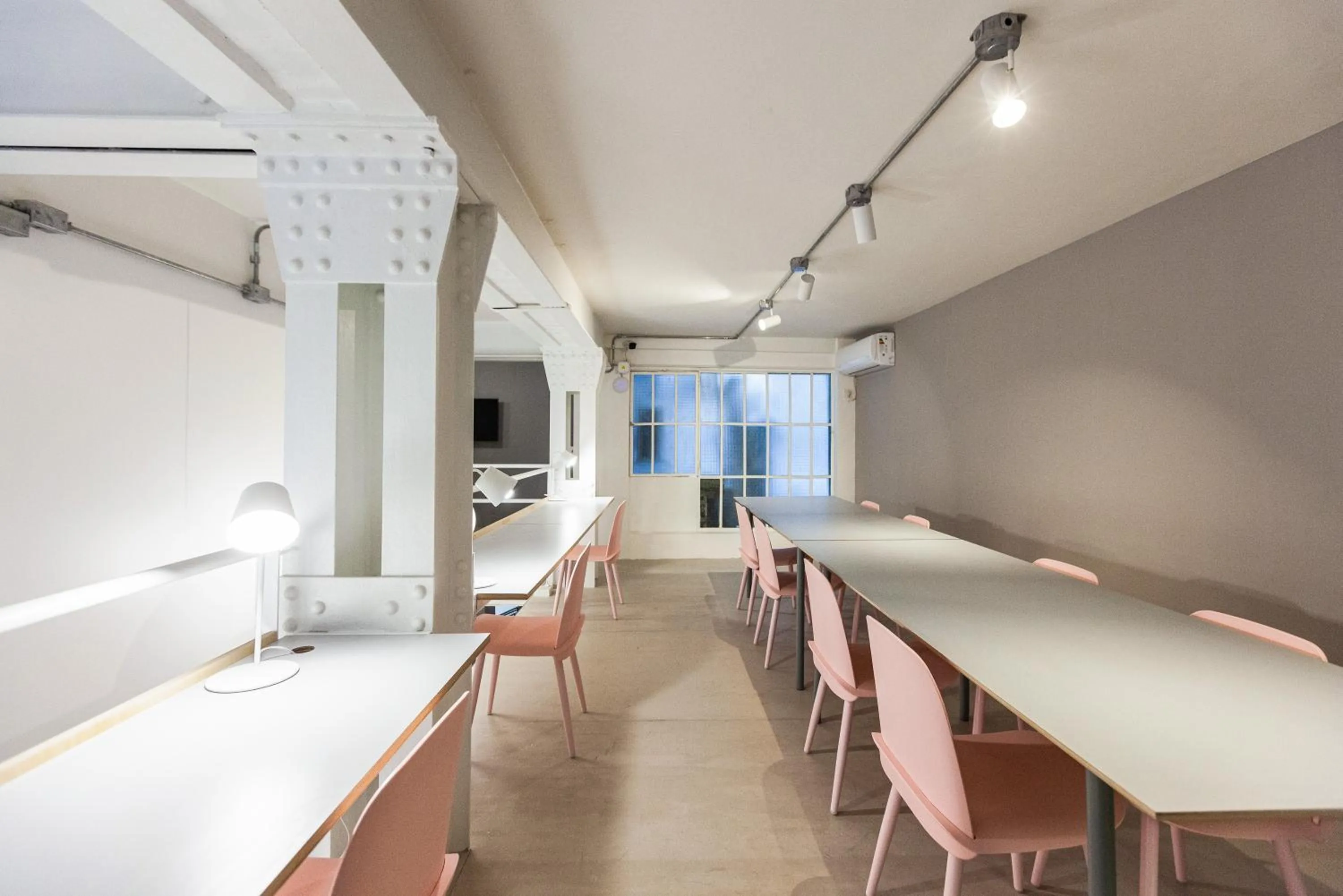 Seating area in Franca City Hostel