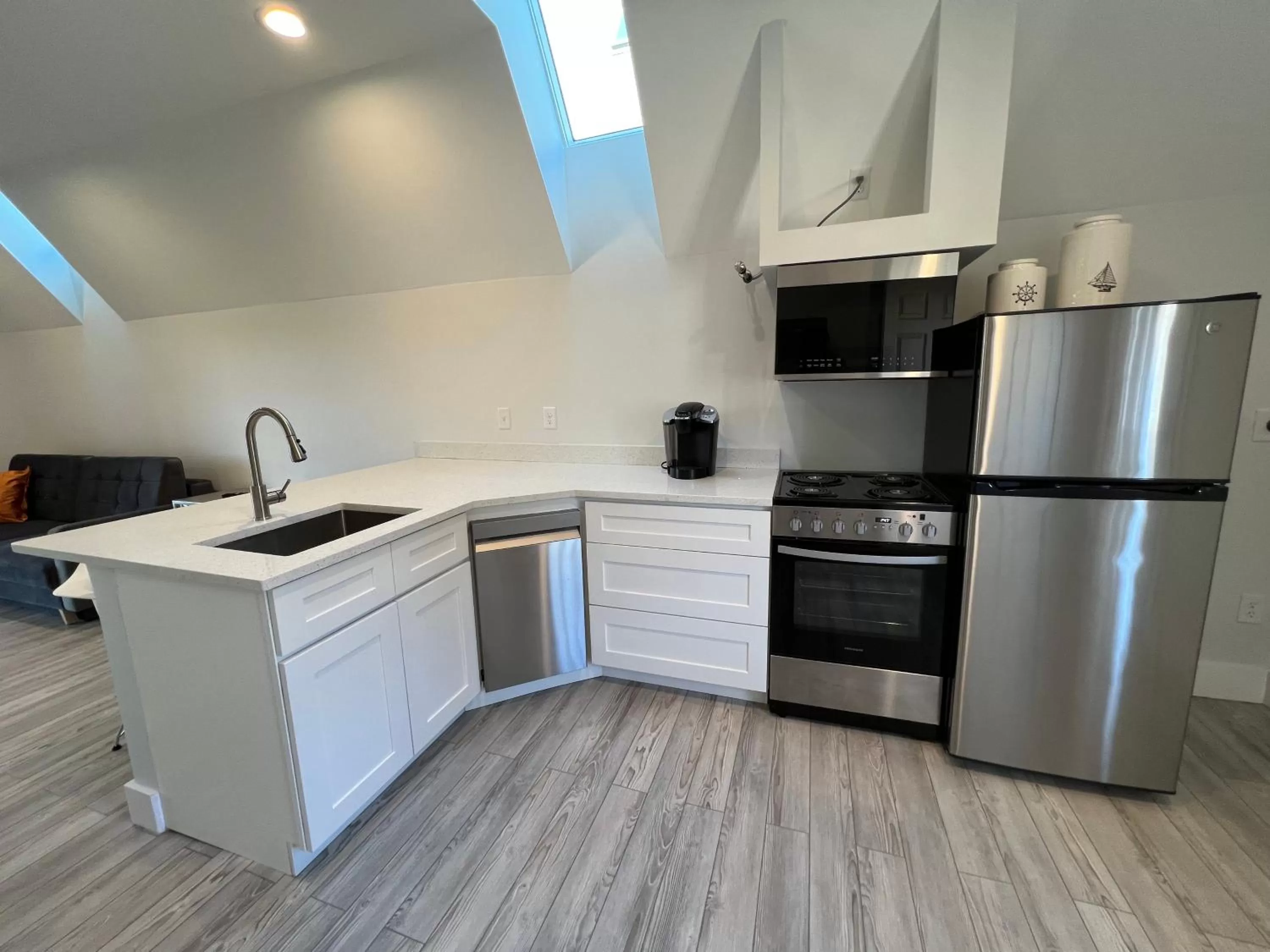 Kitchen or kitchenette in SKYLARANNA Resort & SPA