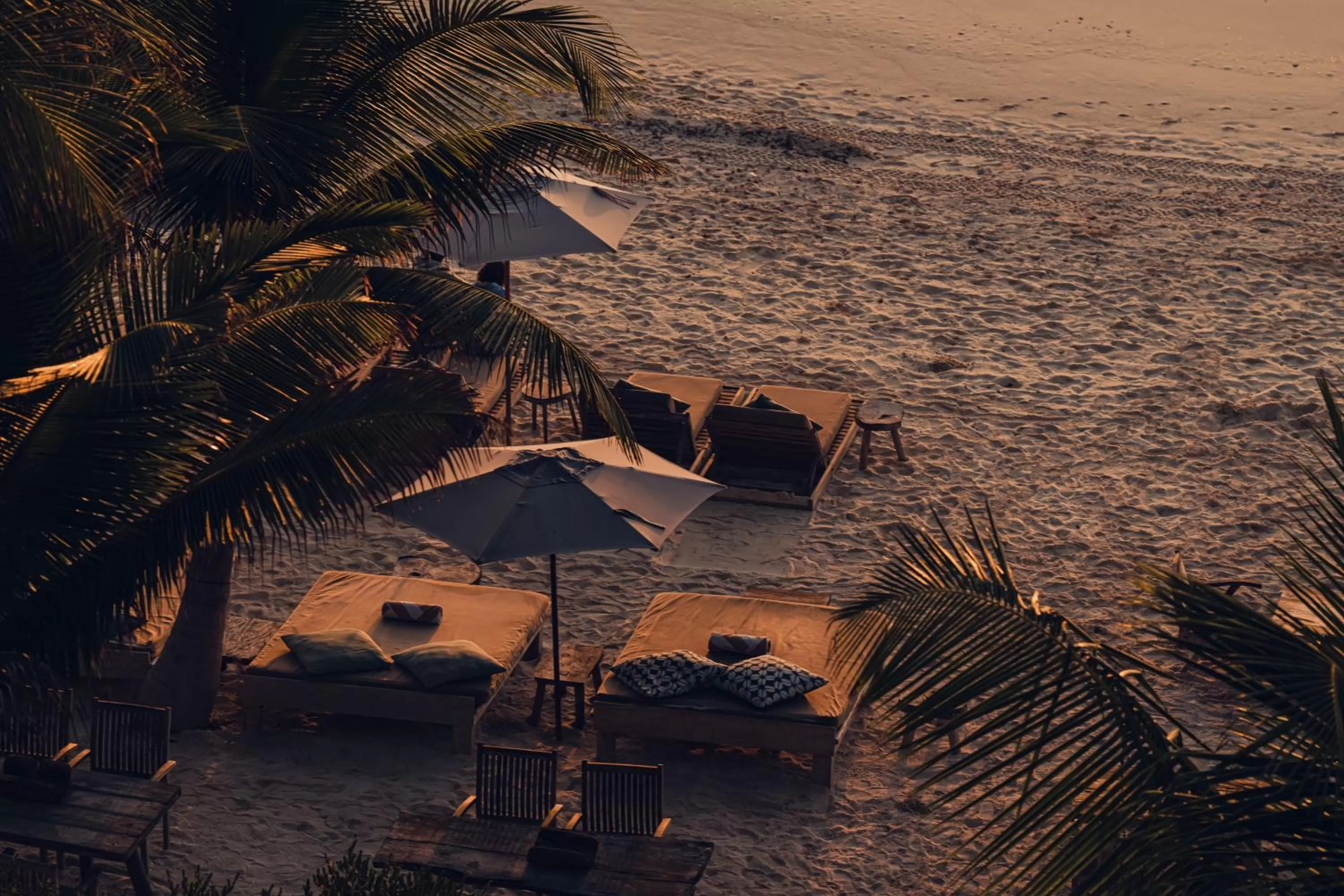 Beach in Chiringuito Tulum