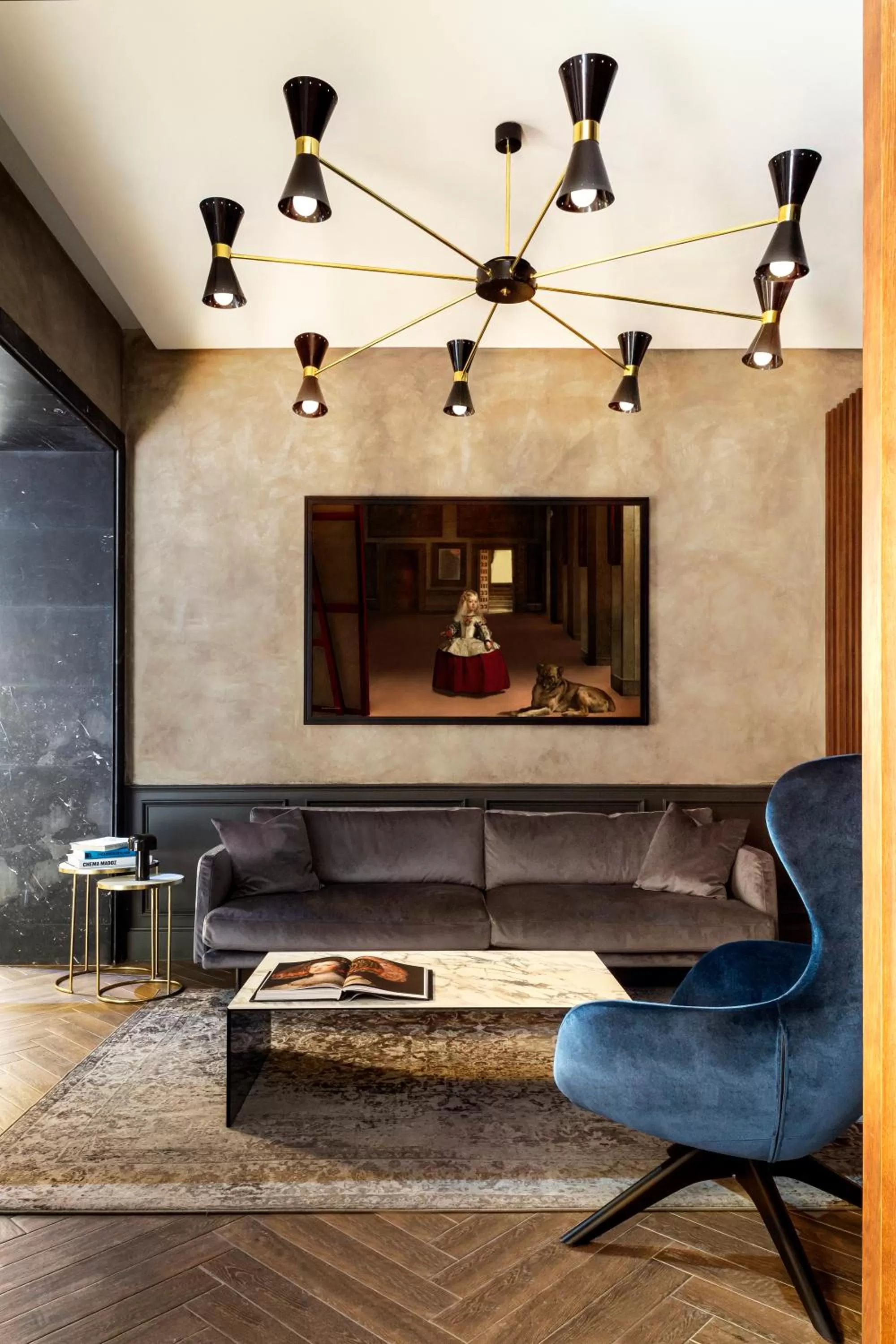 Library in Radisson Blu Hotel, Madrid Prado