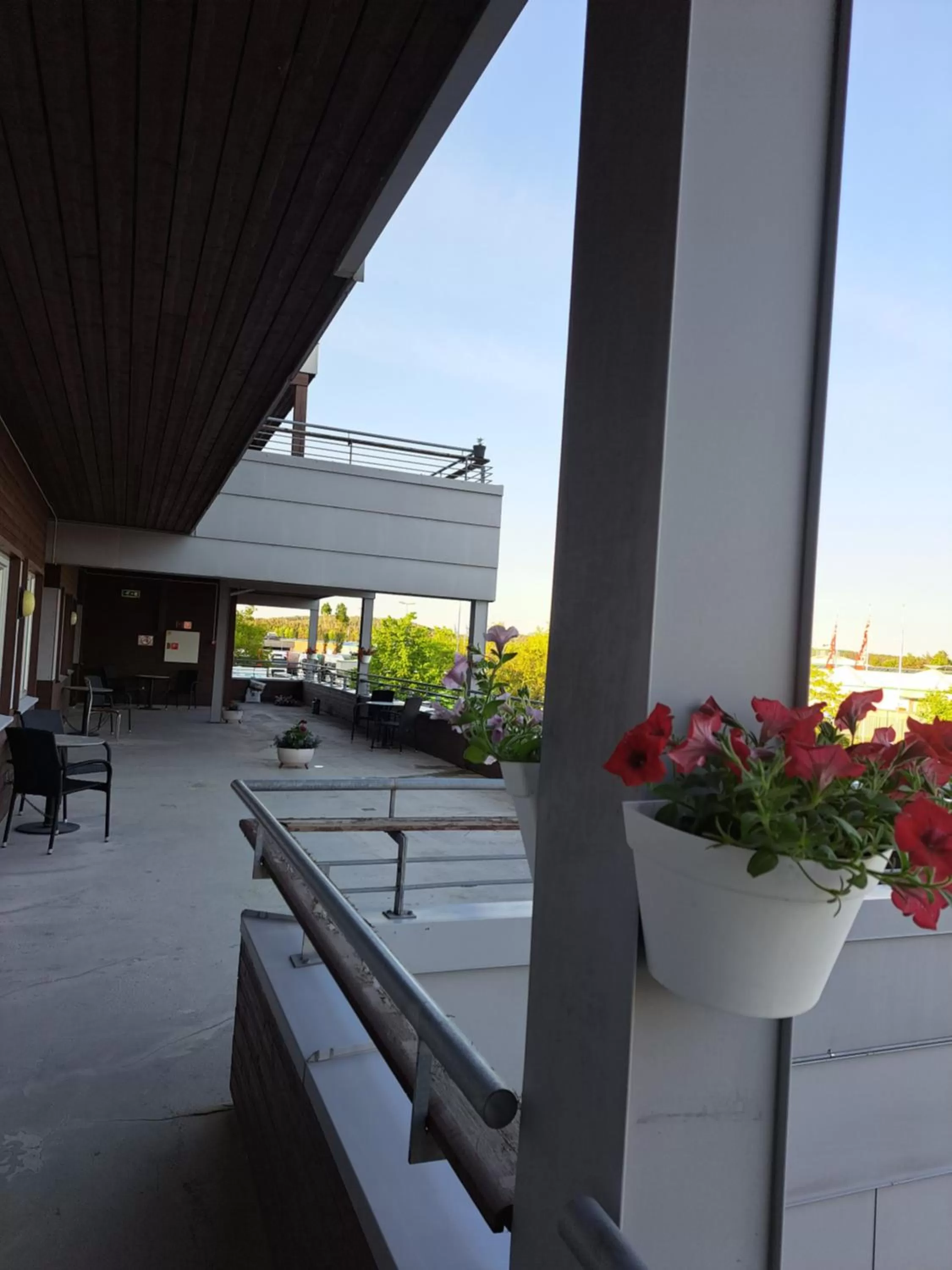 Balcony/Terrace in Motell Svinesundparken