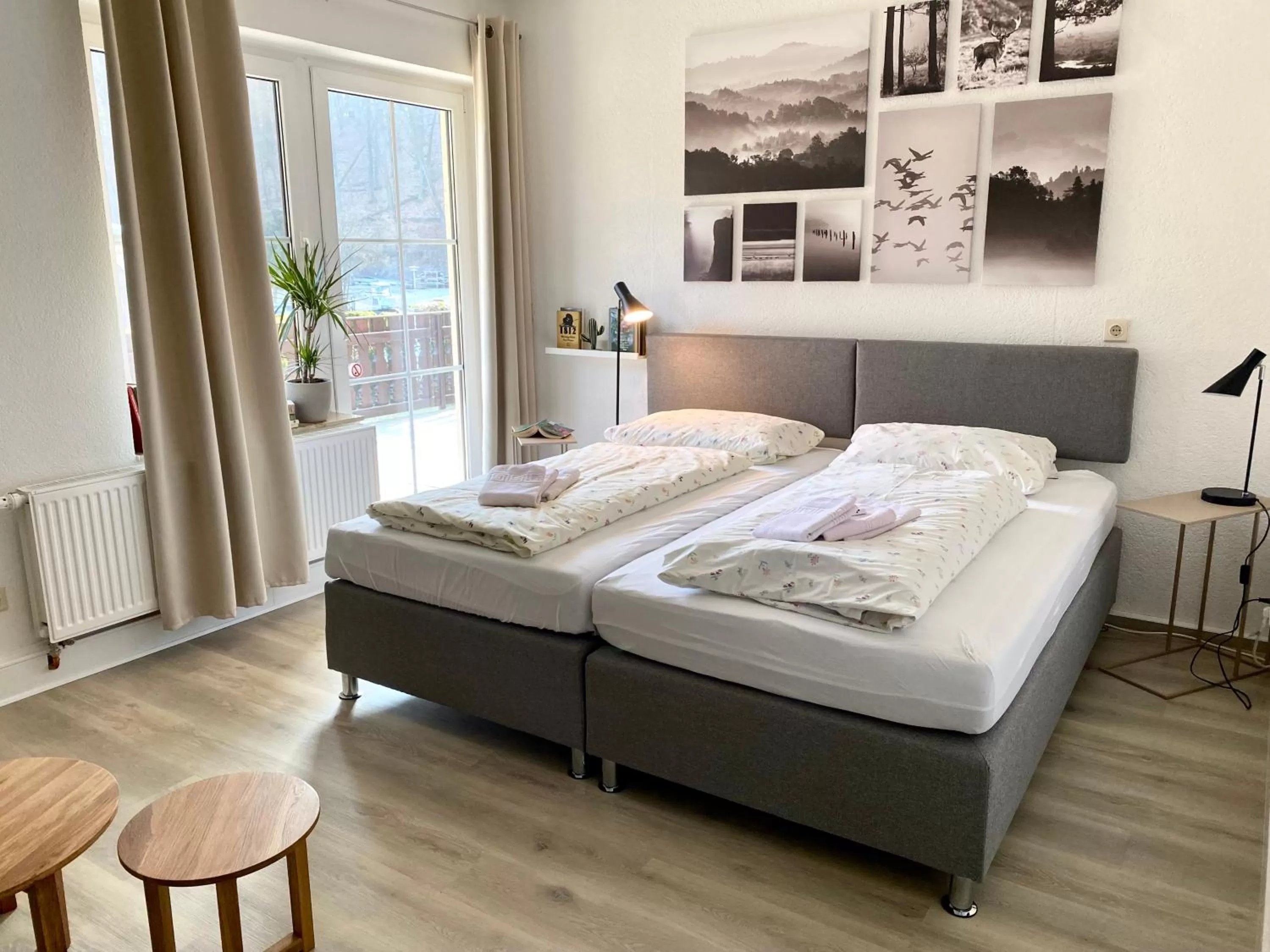 Bedroom, Bed in Kummerower Hof