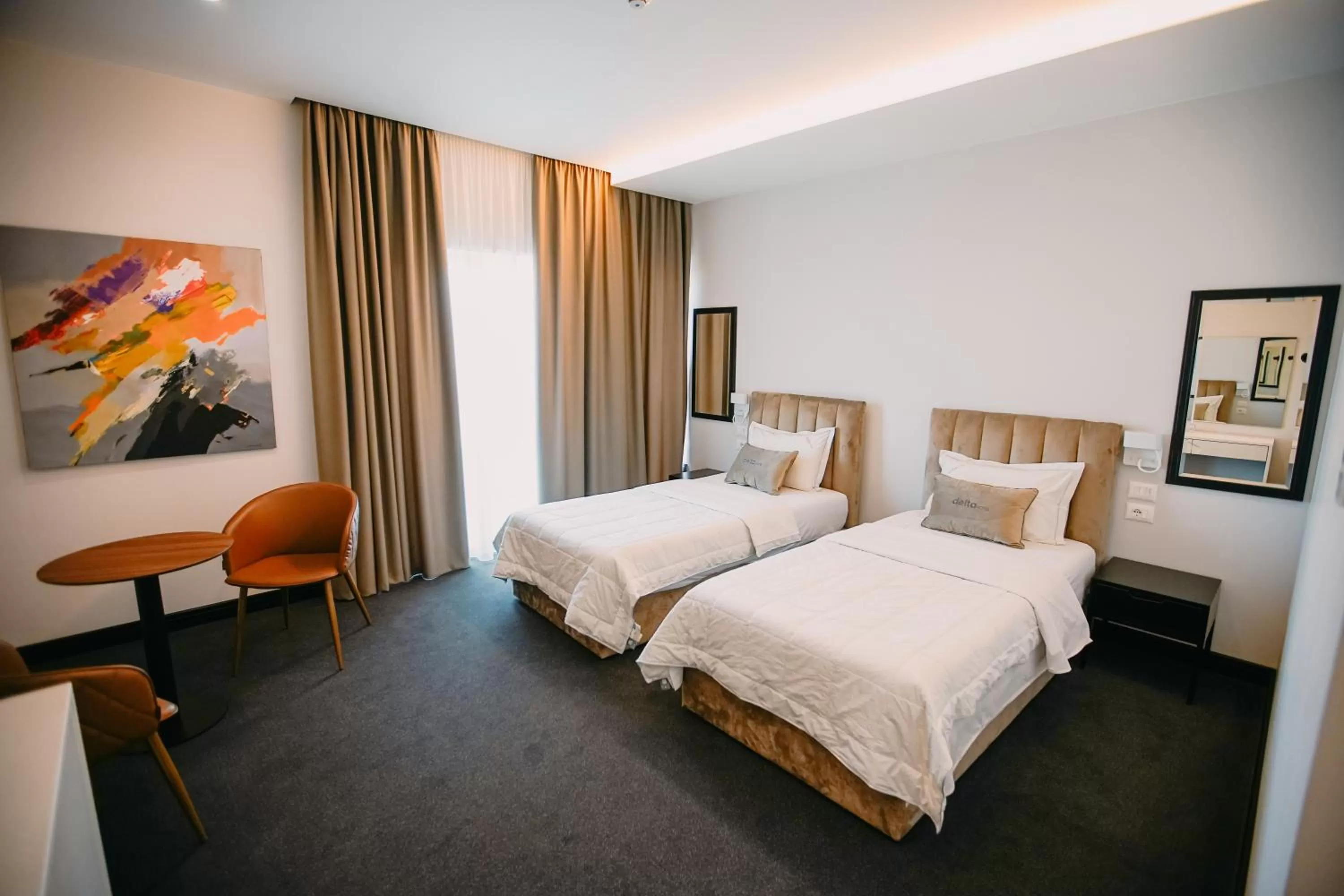 Bedroom, Bed in Hotel Delta Premium