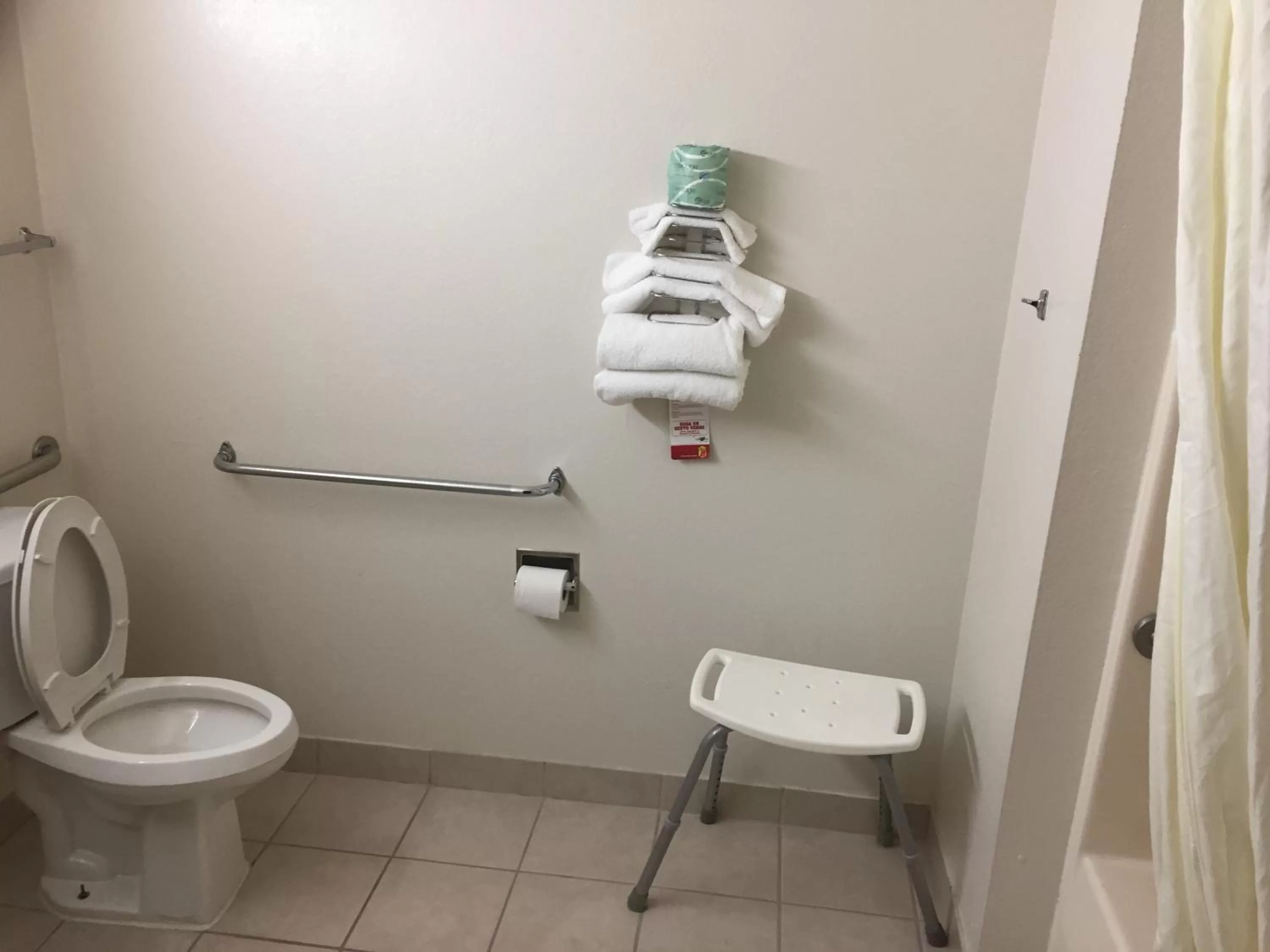 Bathroom in Super 8 by Wyndham College Station