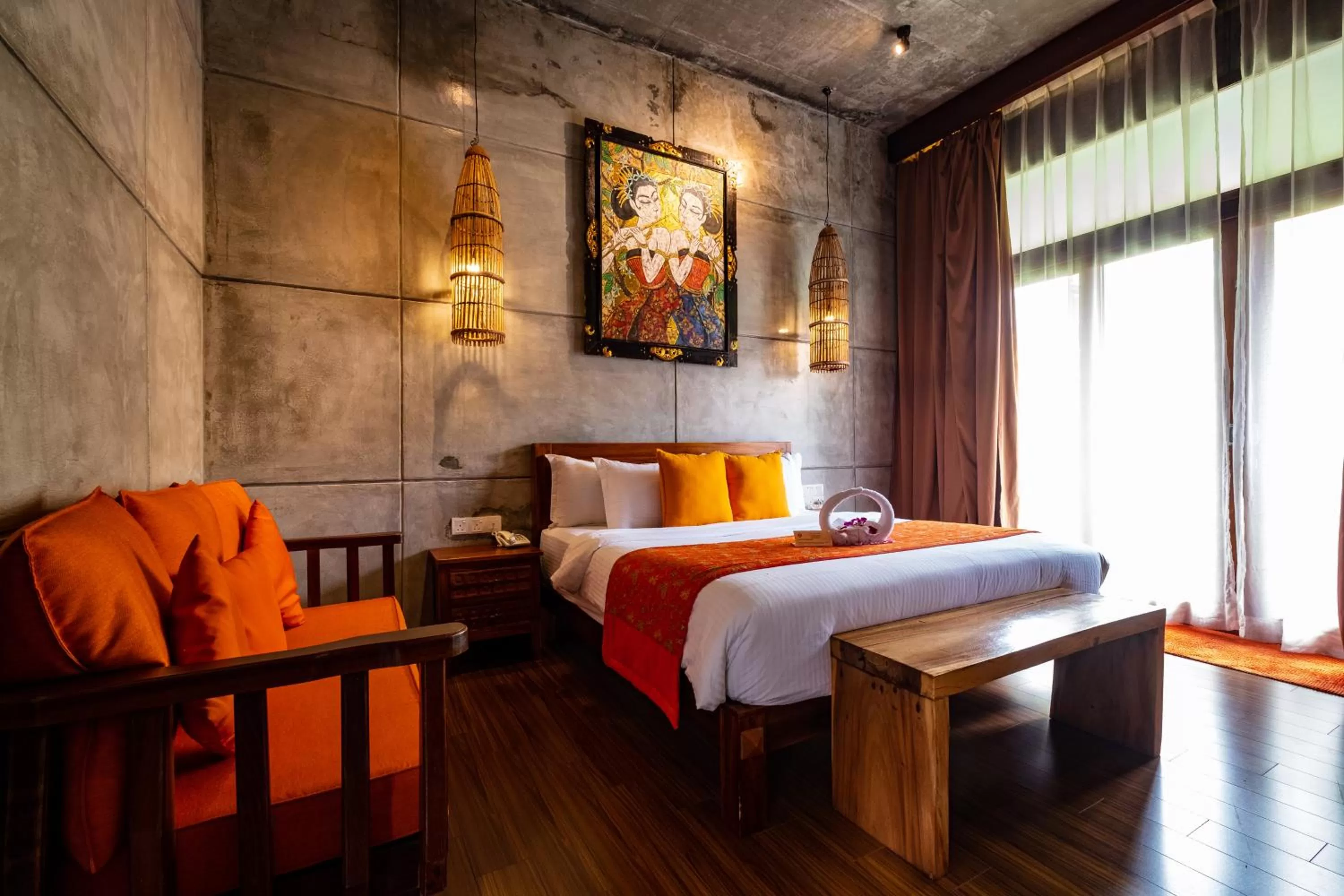 Bed in Ipoh Bali Hotel