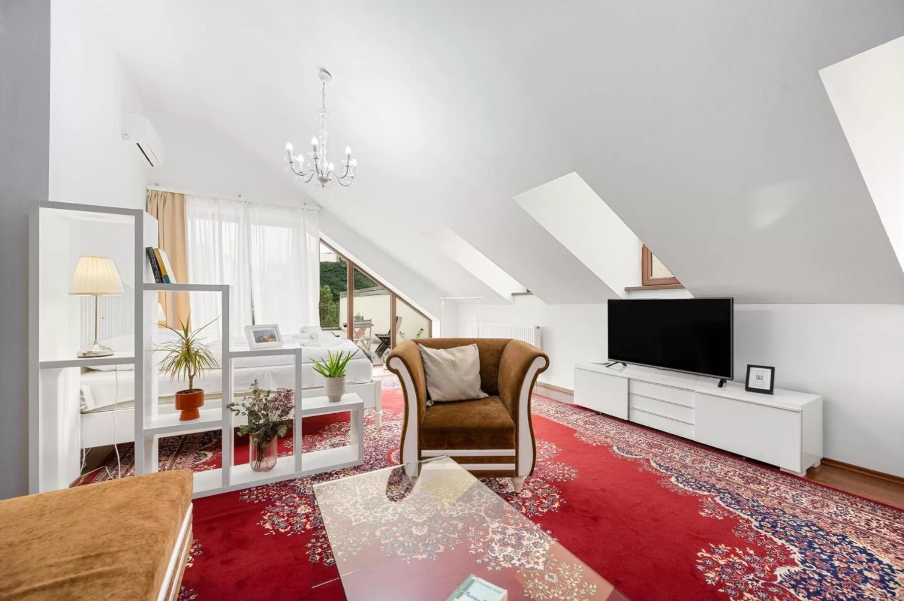 Living room in Garni Hotel VIRGO