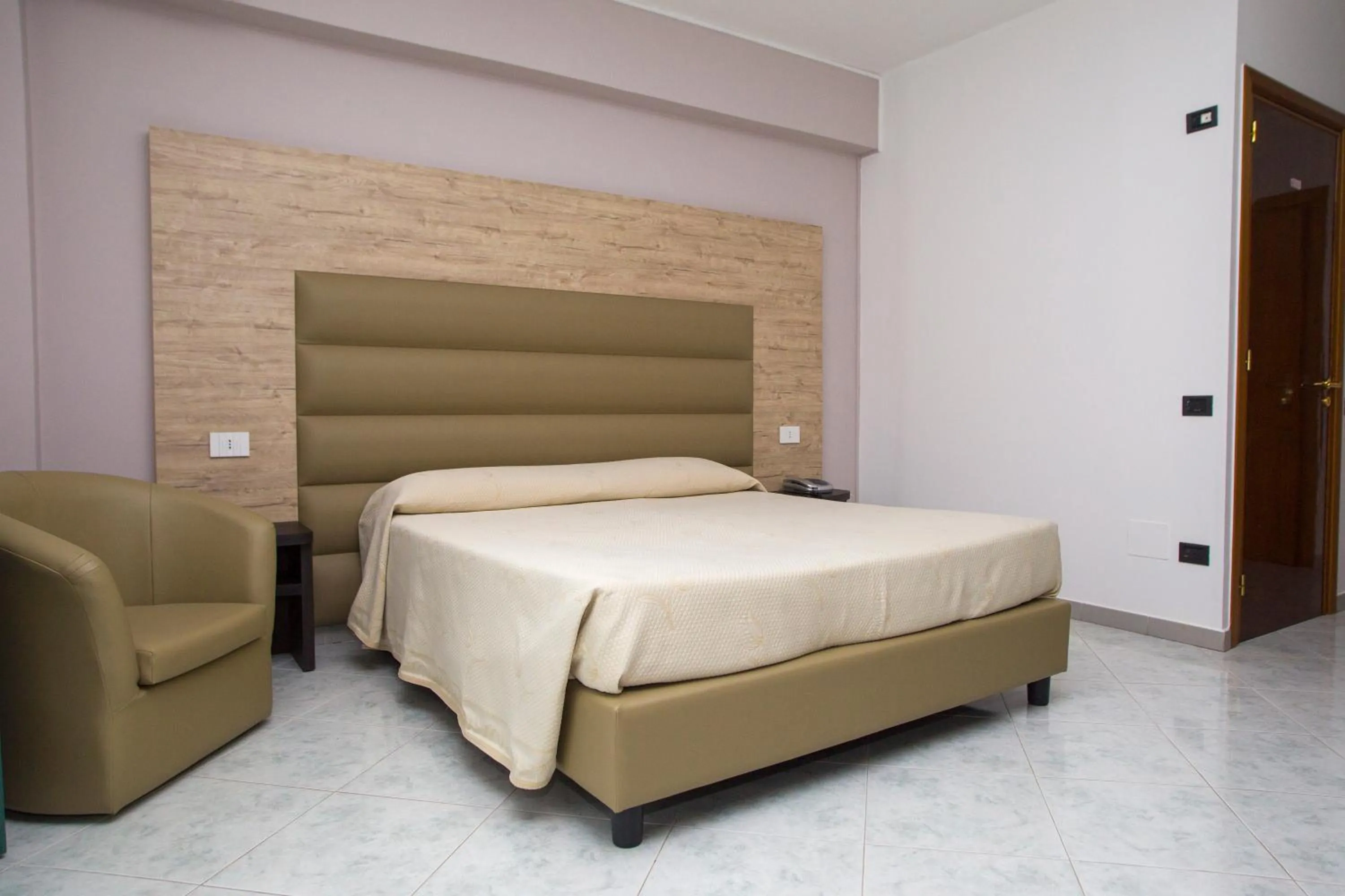 Bed in Hotel San Marco