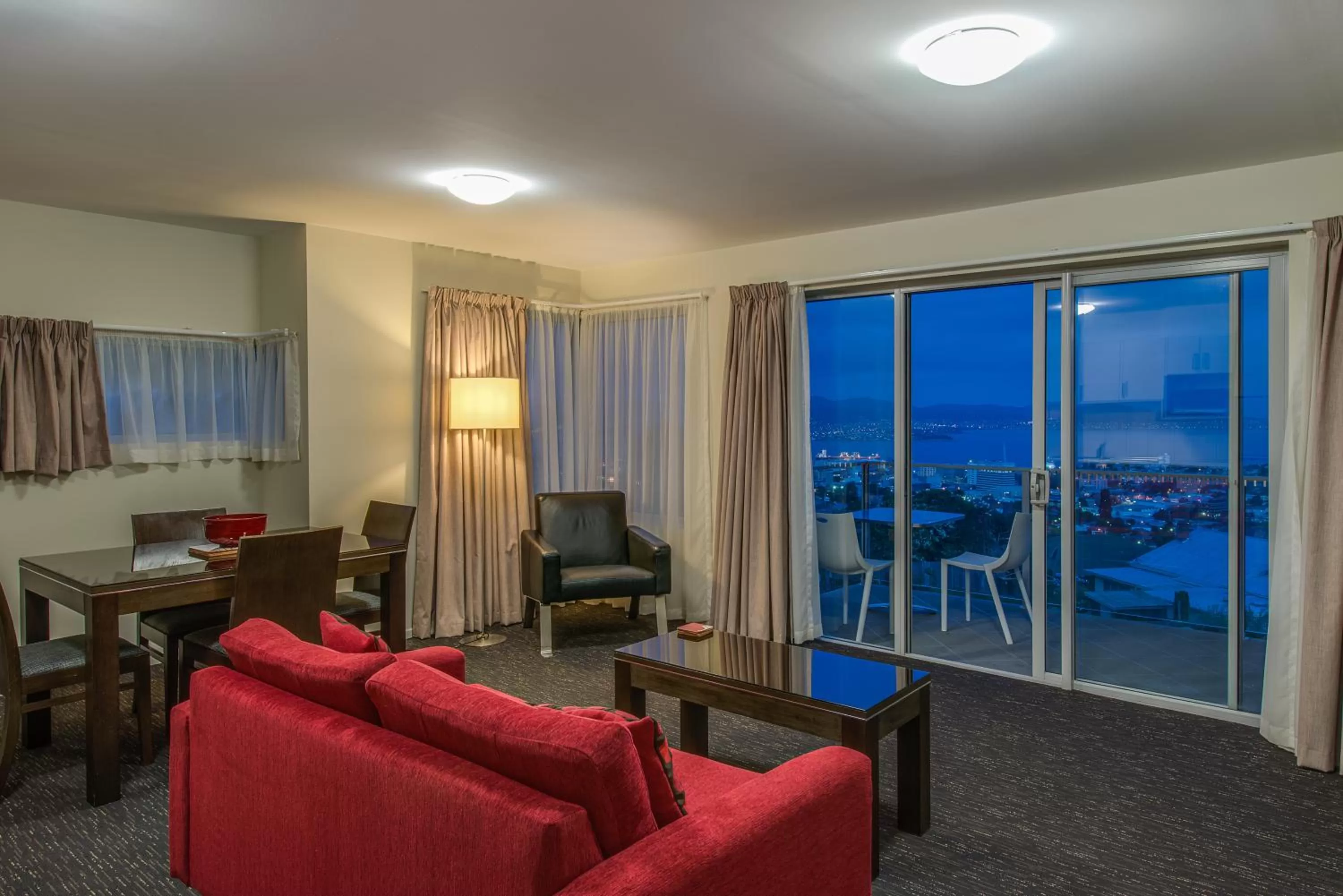 Living room in Bay View Villas