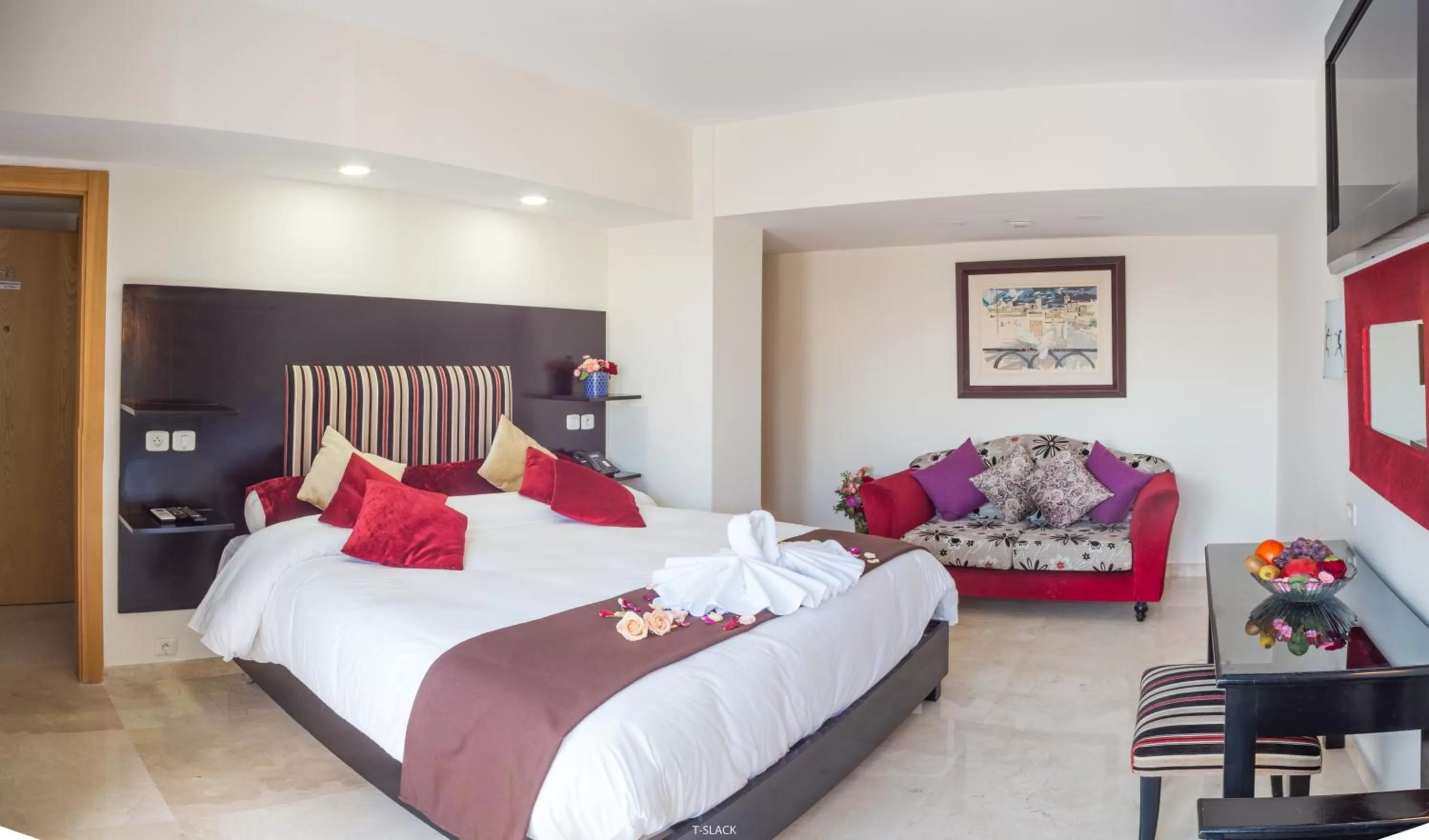 Bed in Hôtel Tanjah Flandria