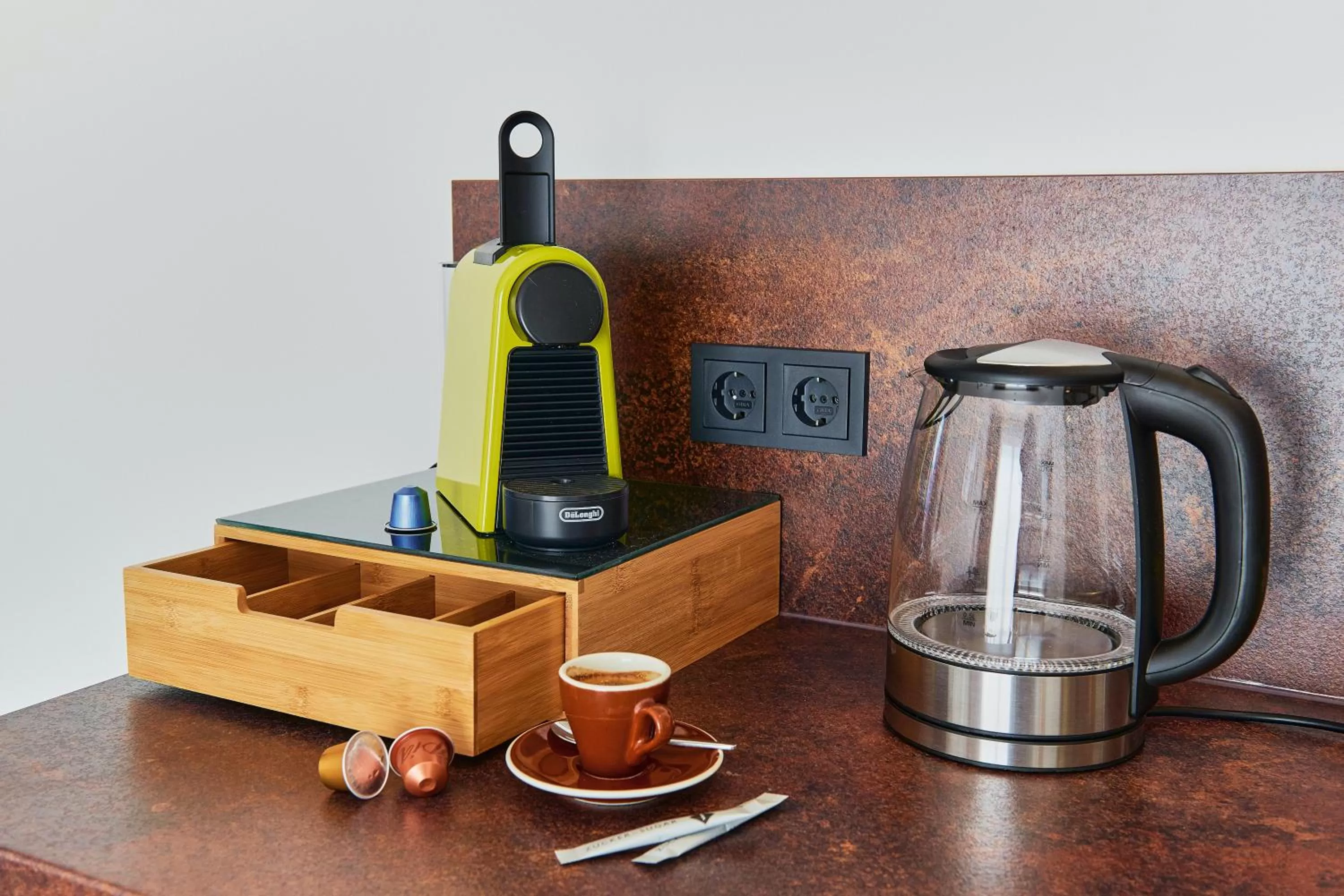 Coffee/tea facilities in Hotel SCHNEIDER