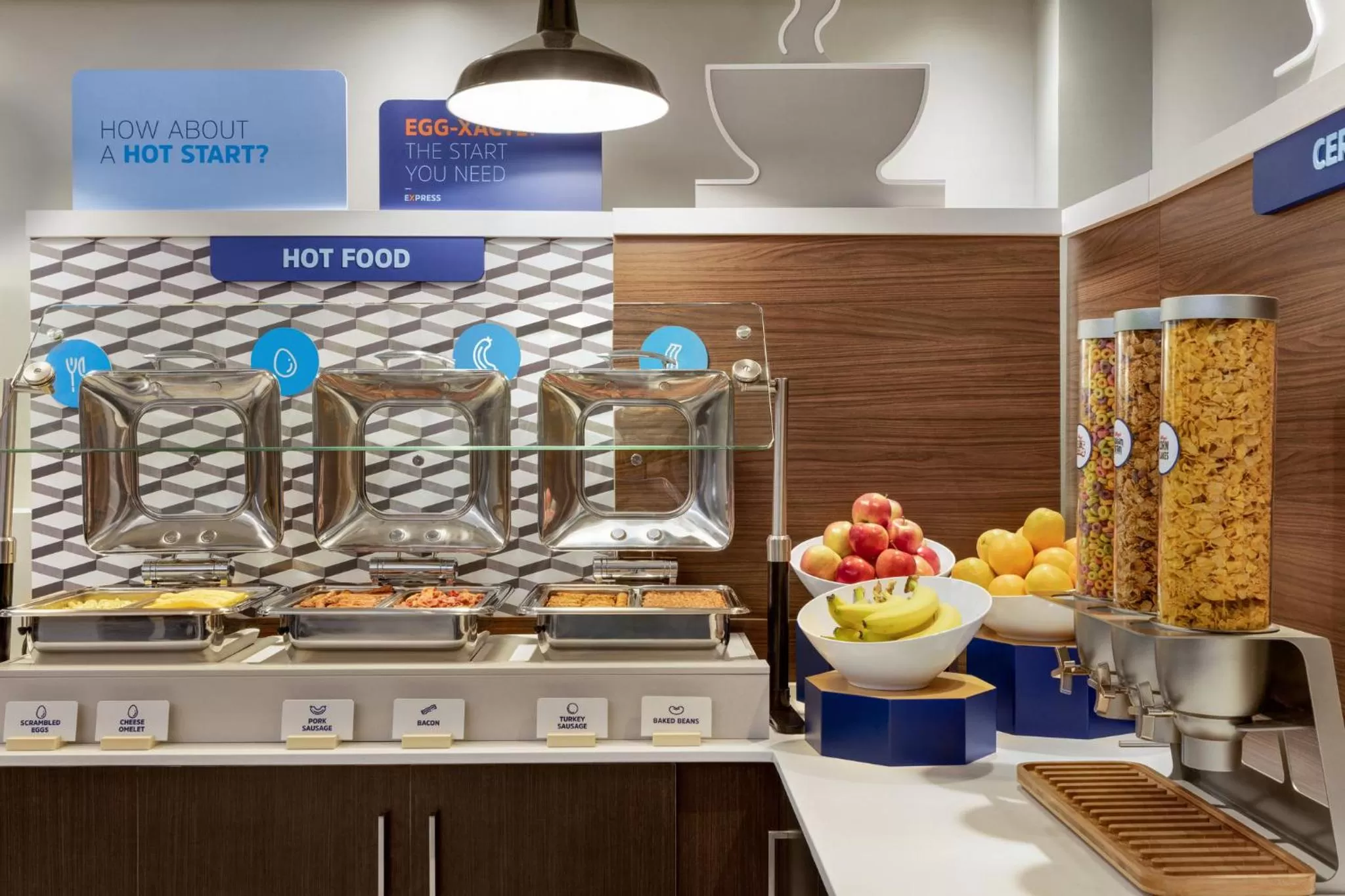 Breakfast in Holiday Inn Express Vancouver-Metrotown (Burnaby)