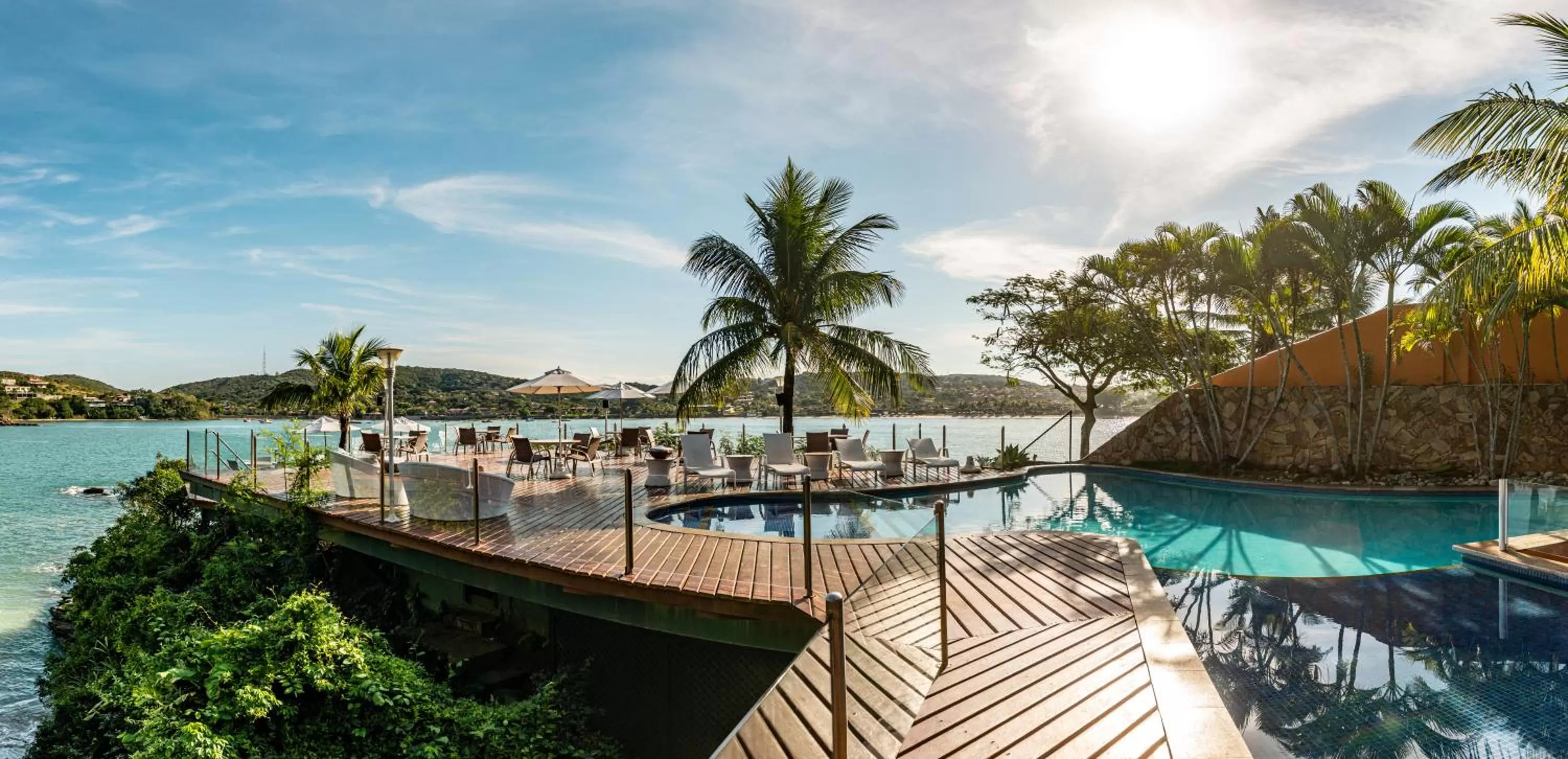 Pool view in Hotel Ferradura Private