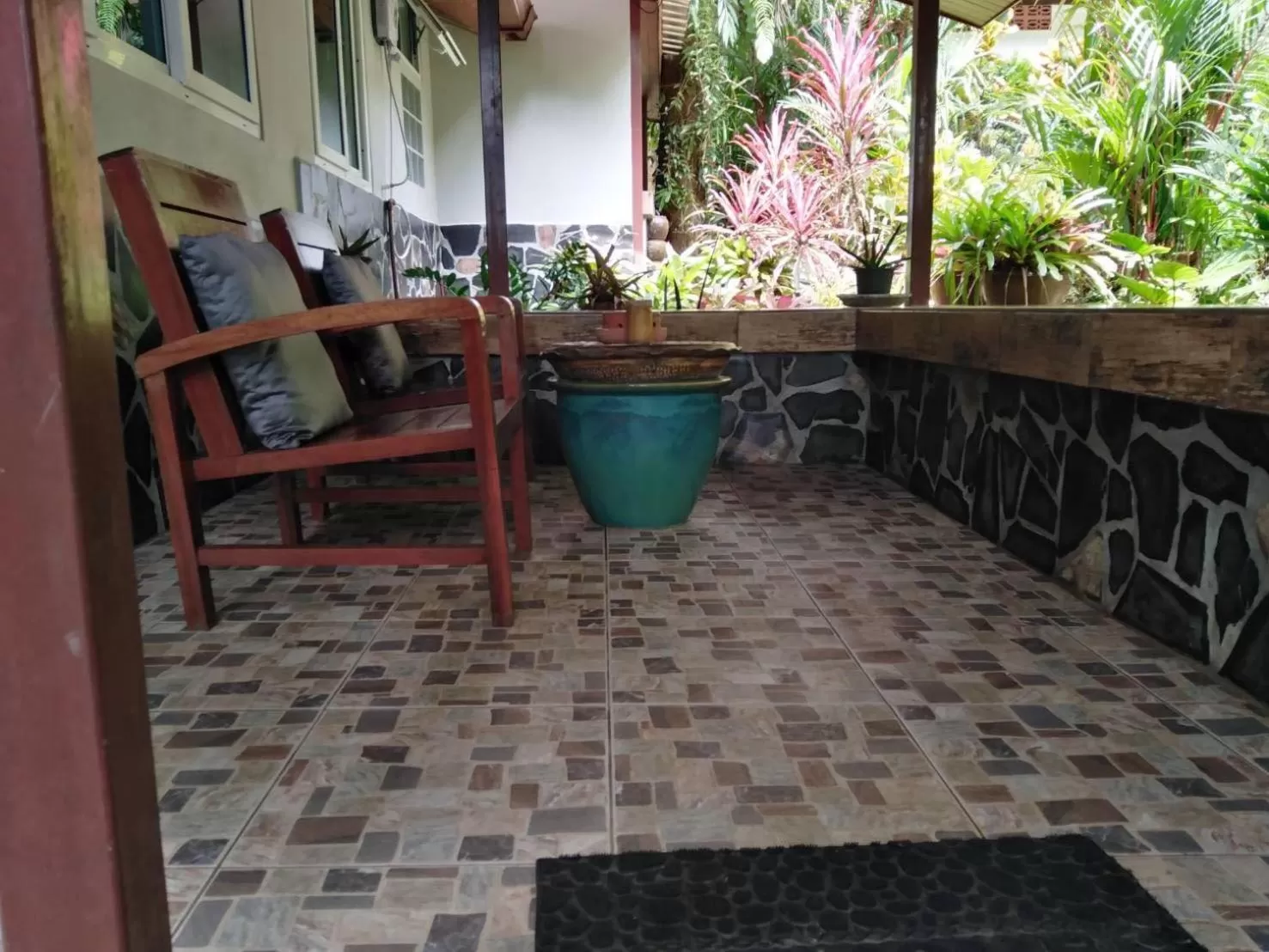 Patio in Khao Sok Las Orquideas Resort