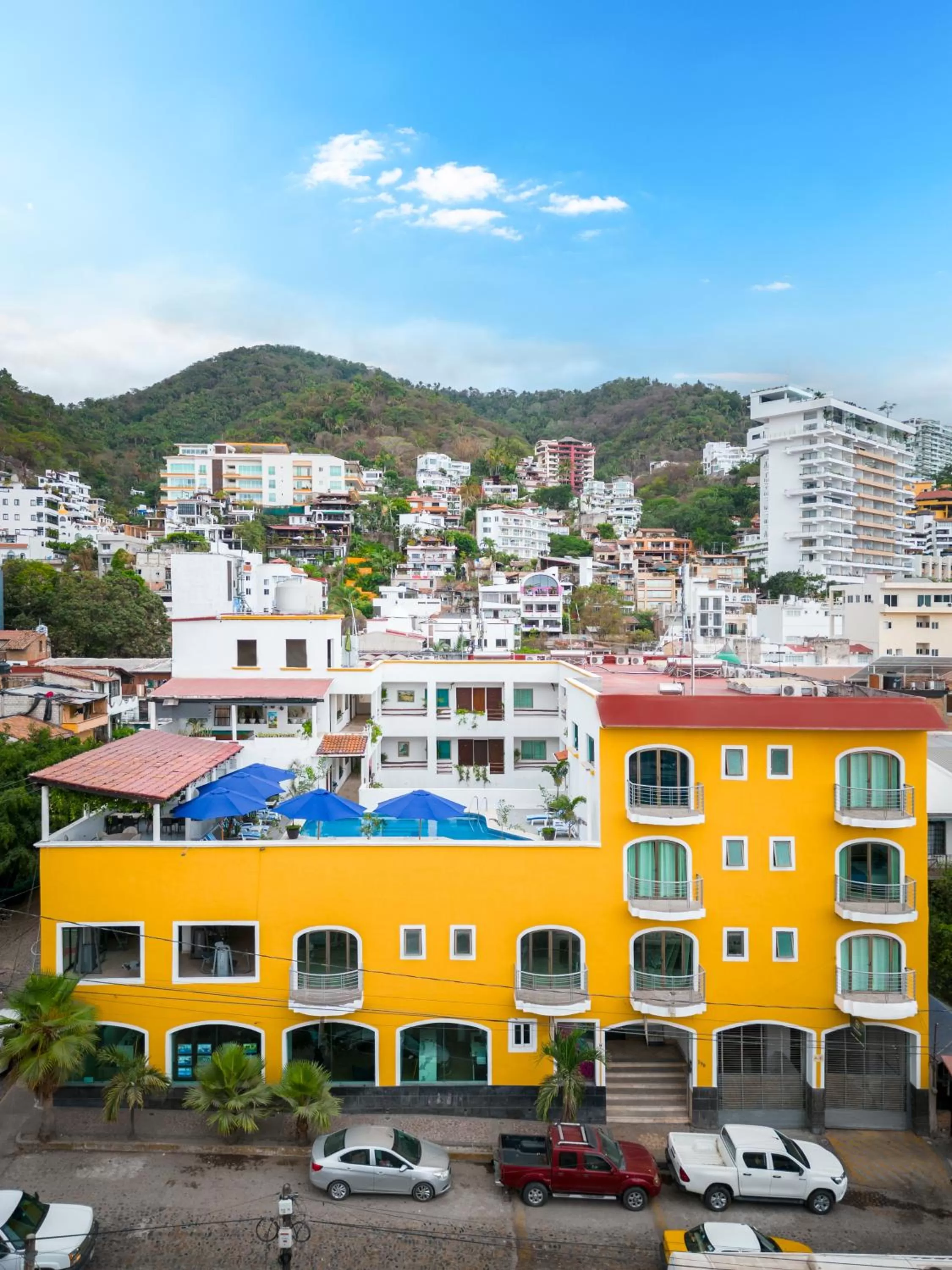 Property building in Hotel Pueblito Vallarta
