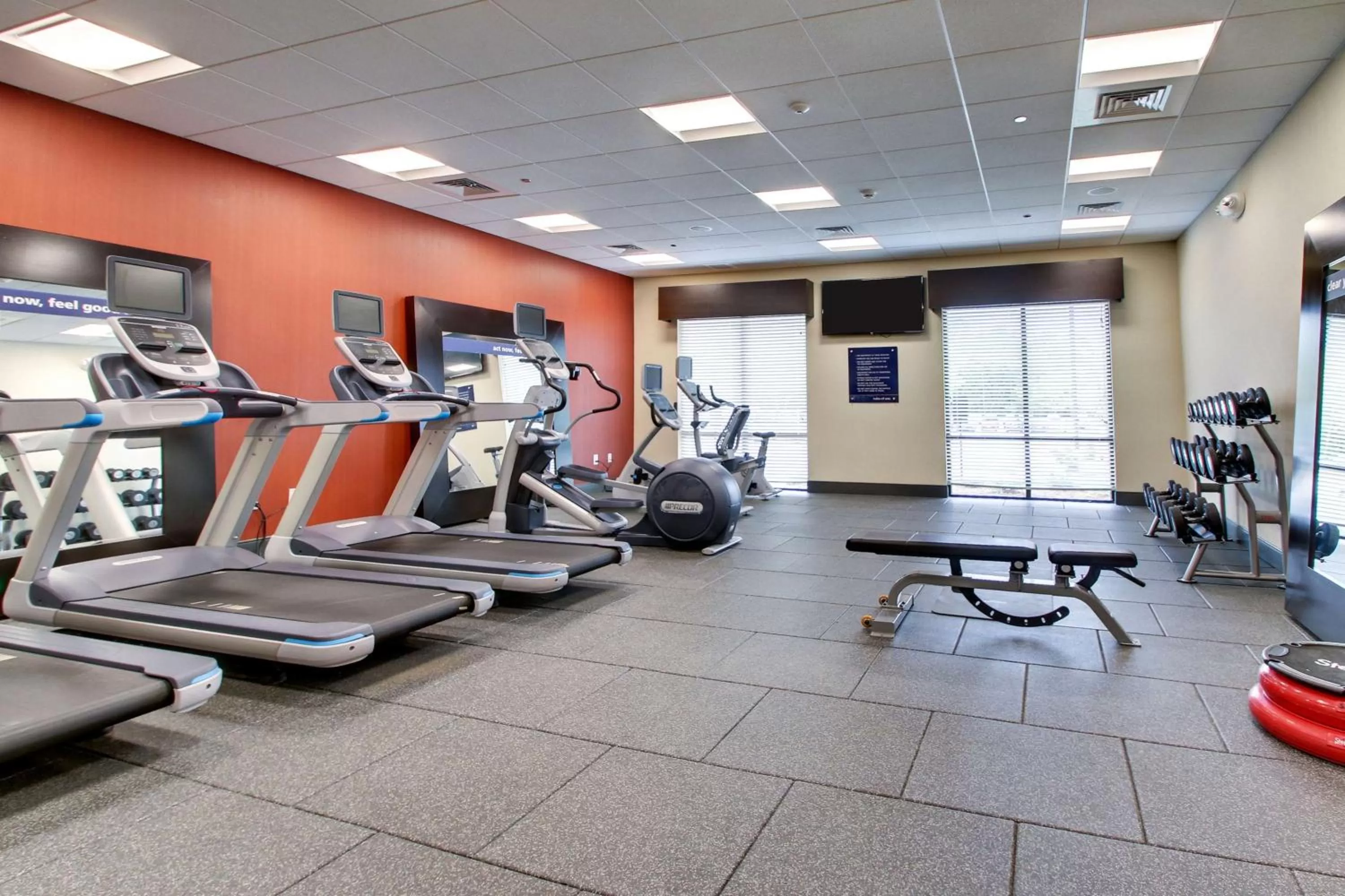 Fitness centre/facilities in Hampton Inn & Suites Greenville Airport