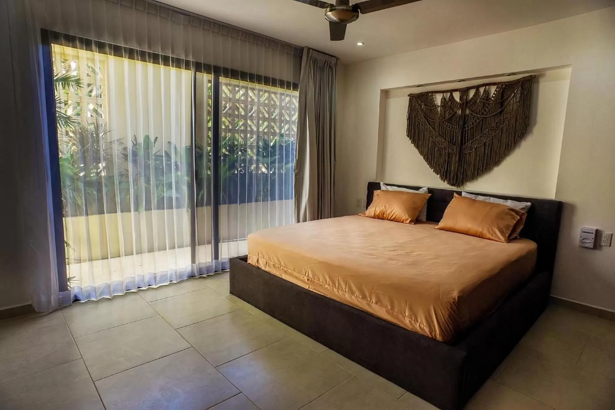 Bedroom, Bed in Apartment and Penthouse Blue Luxury Kukulkan Tulum