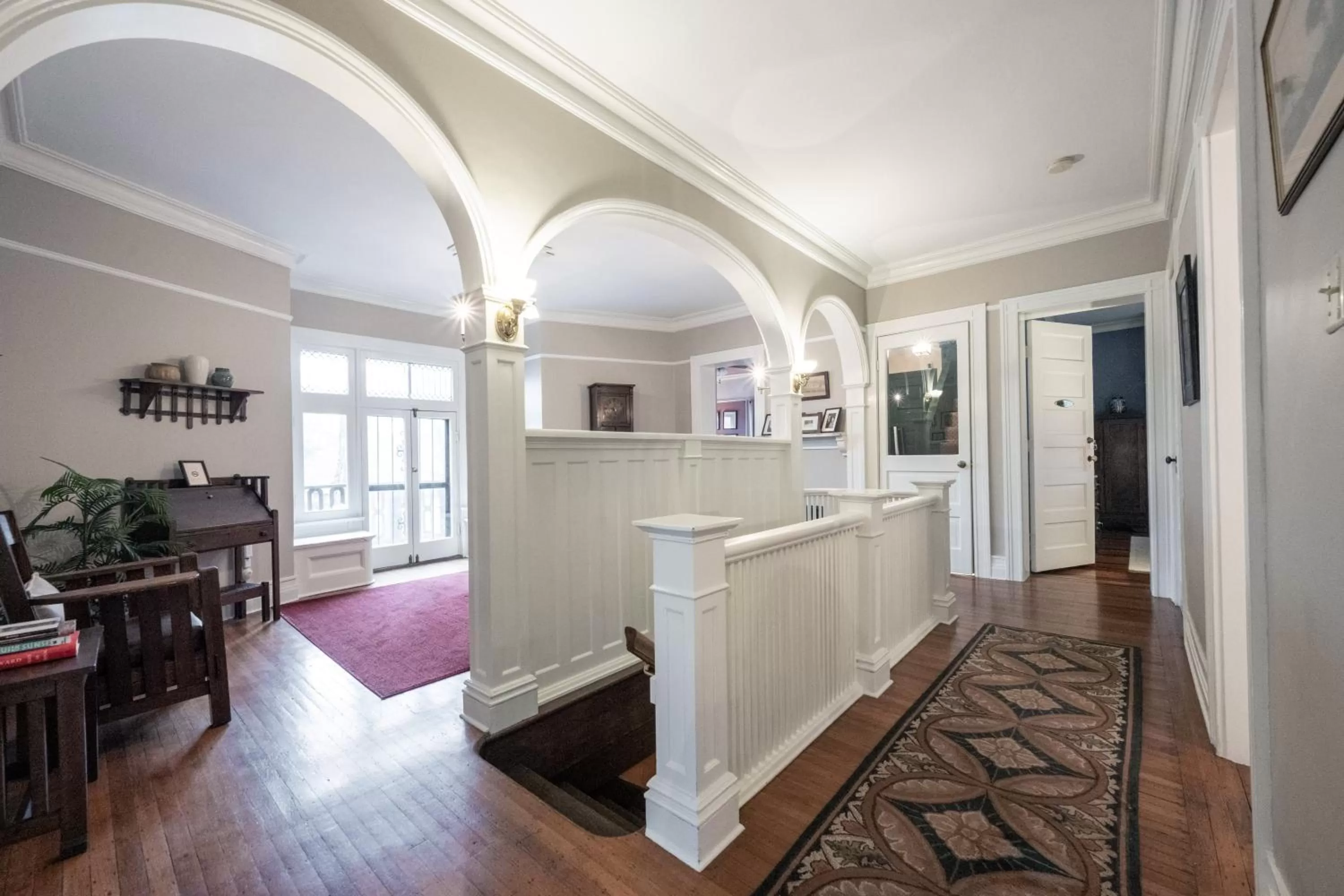 Seating area in Stone Soup Inn