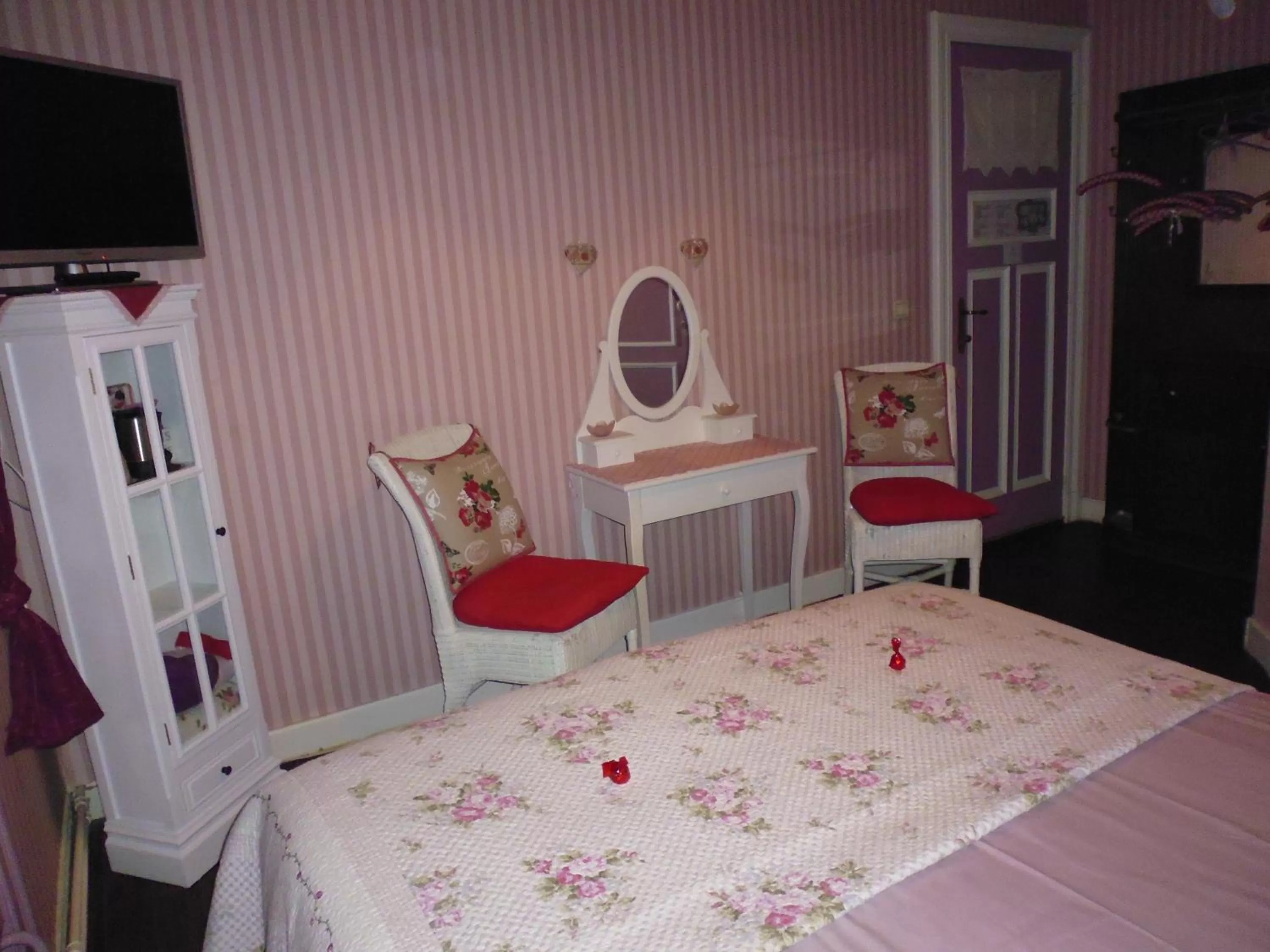 Bed in B&B De Vijf Zuilen