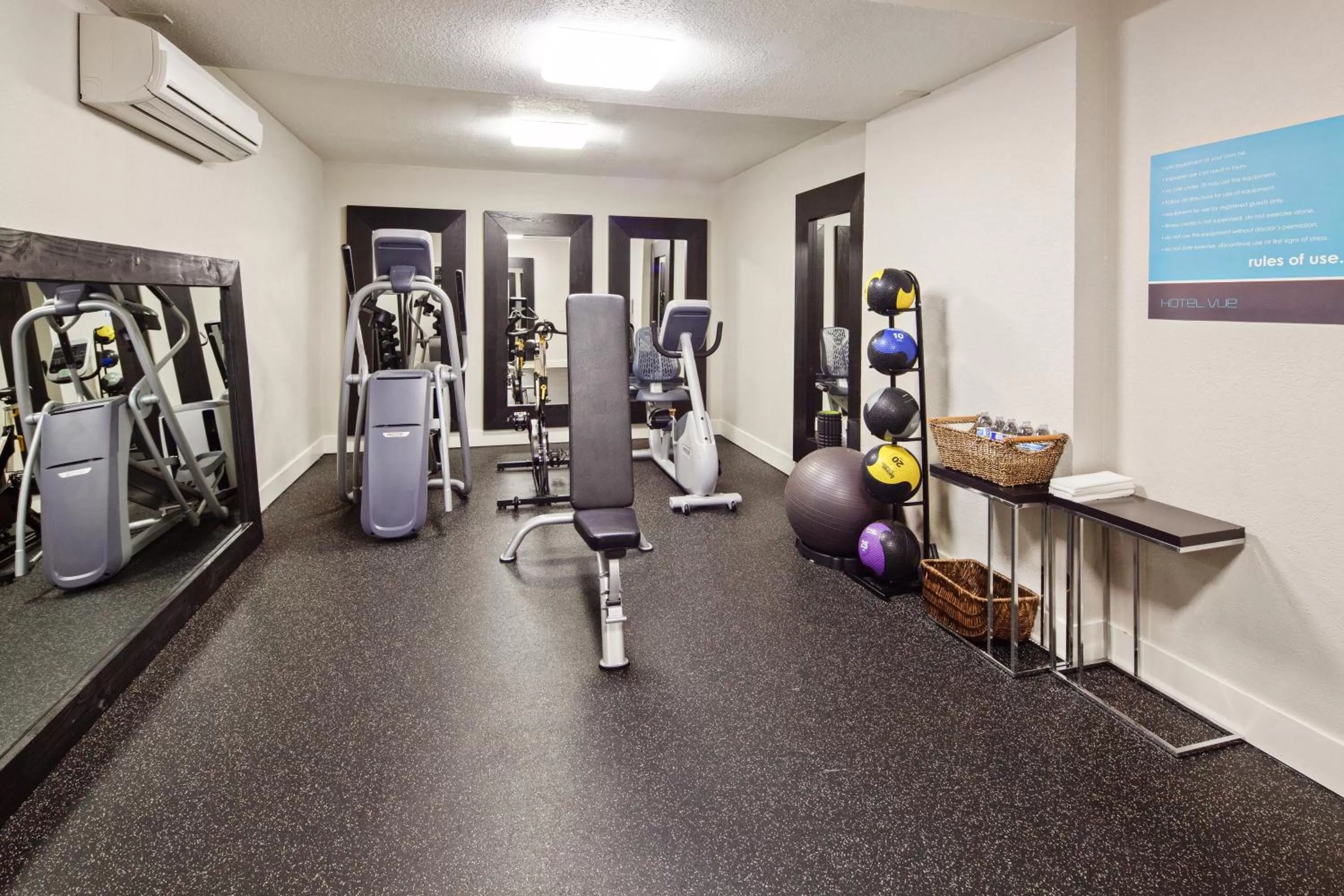 Fitness centre/facilities in Hotel Vue
