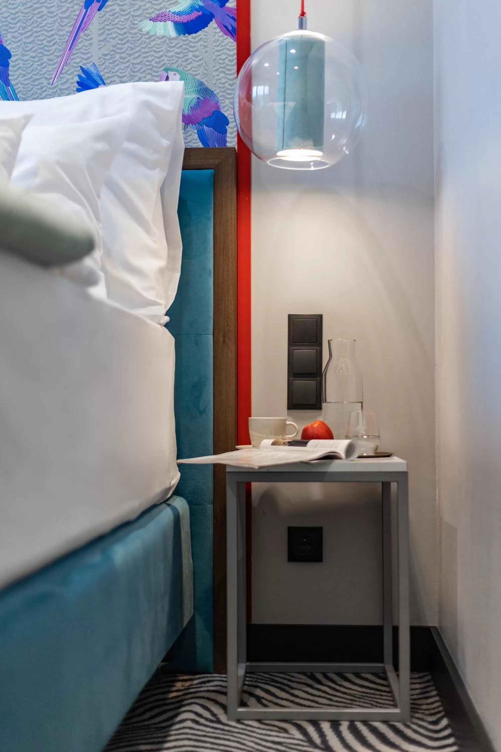 Bed in Hotel Zoo by Afrykarium Wroclaw