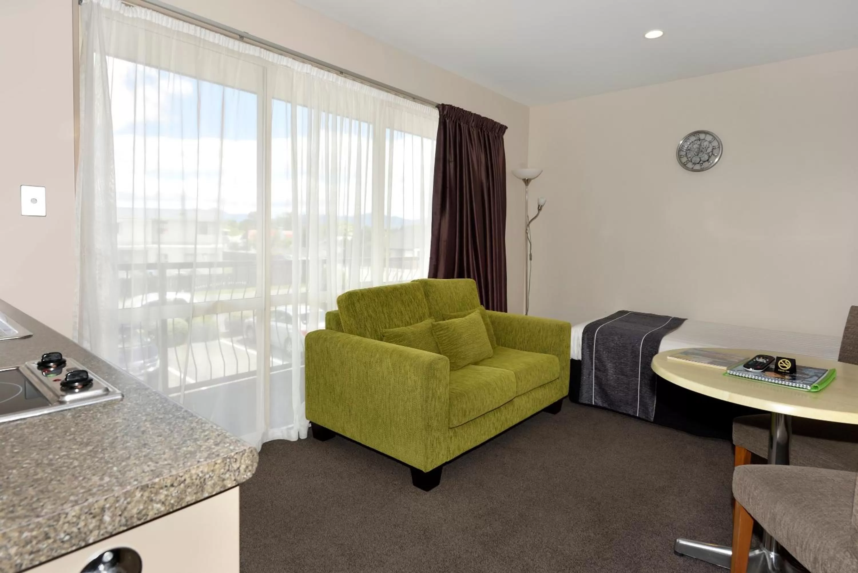 Living room in 171 On High Motel