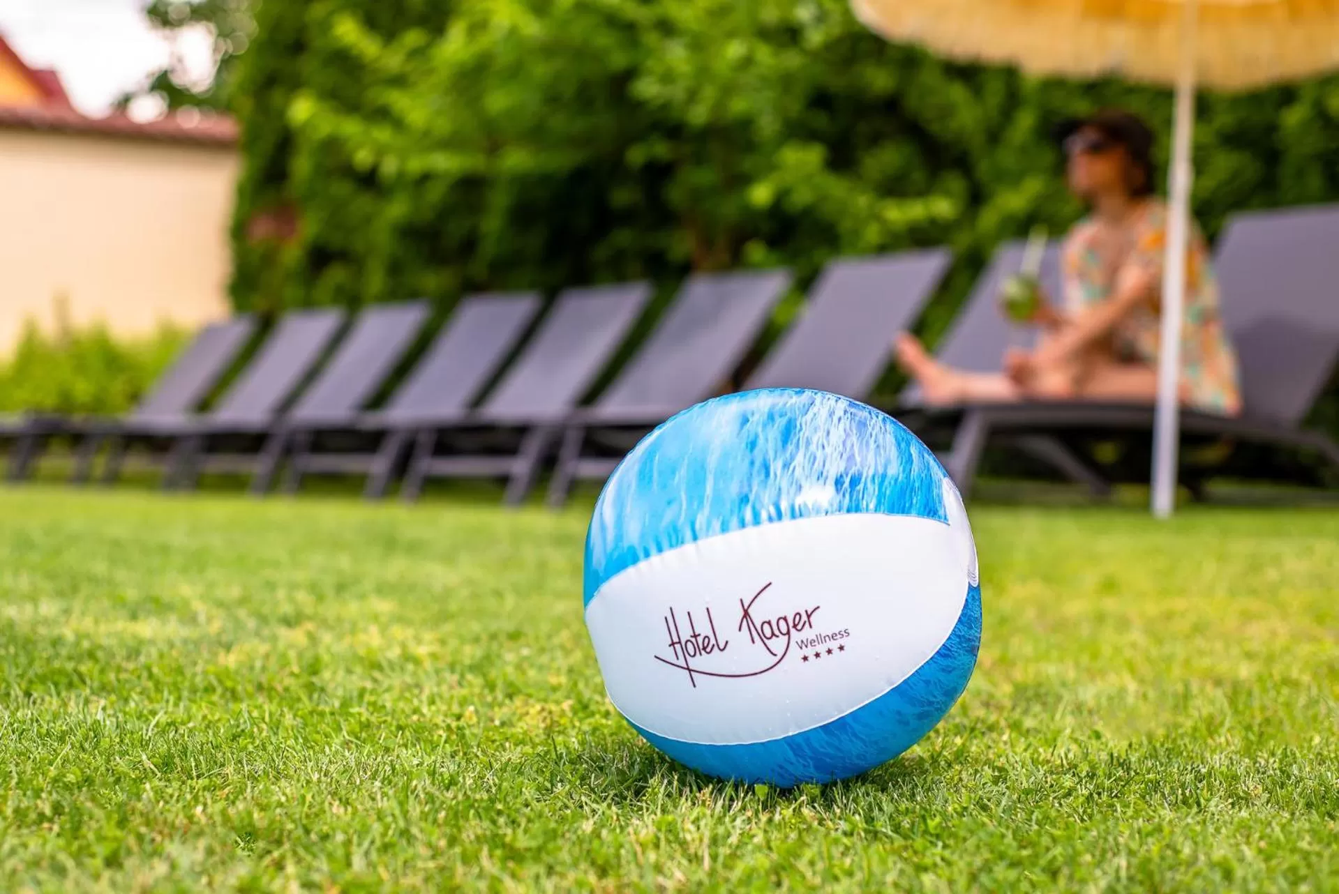 Garden in Wellness Hotel Kager Harkány