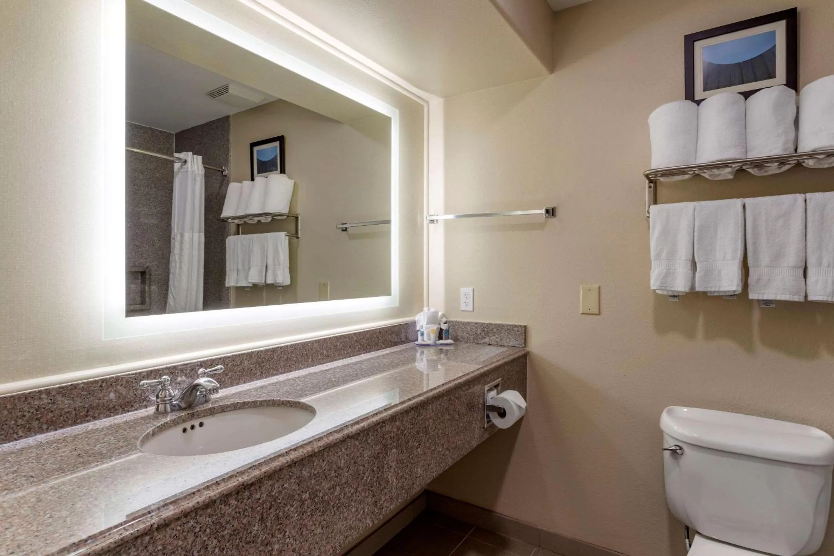 Bedroom in Comfort Suites Houston near Medical Center- NRG Stadium